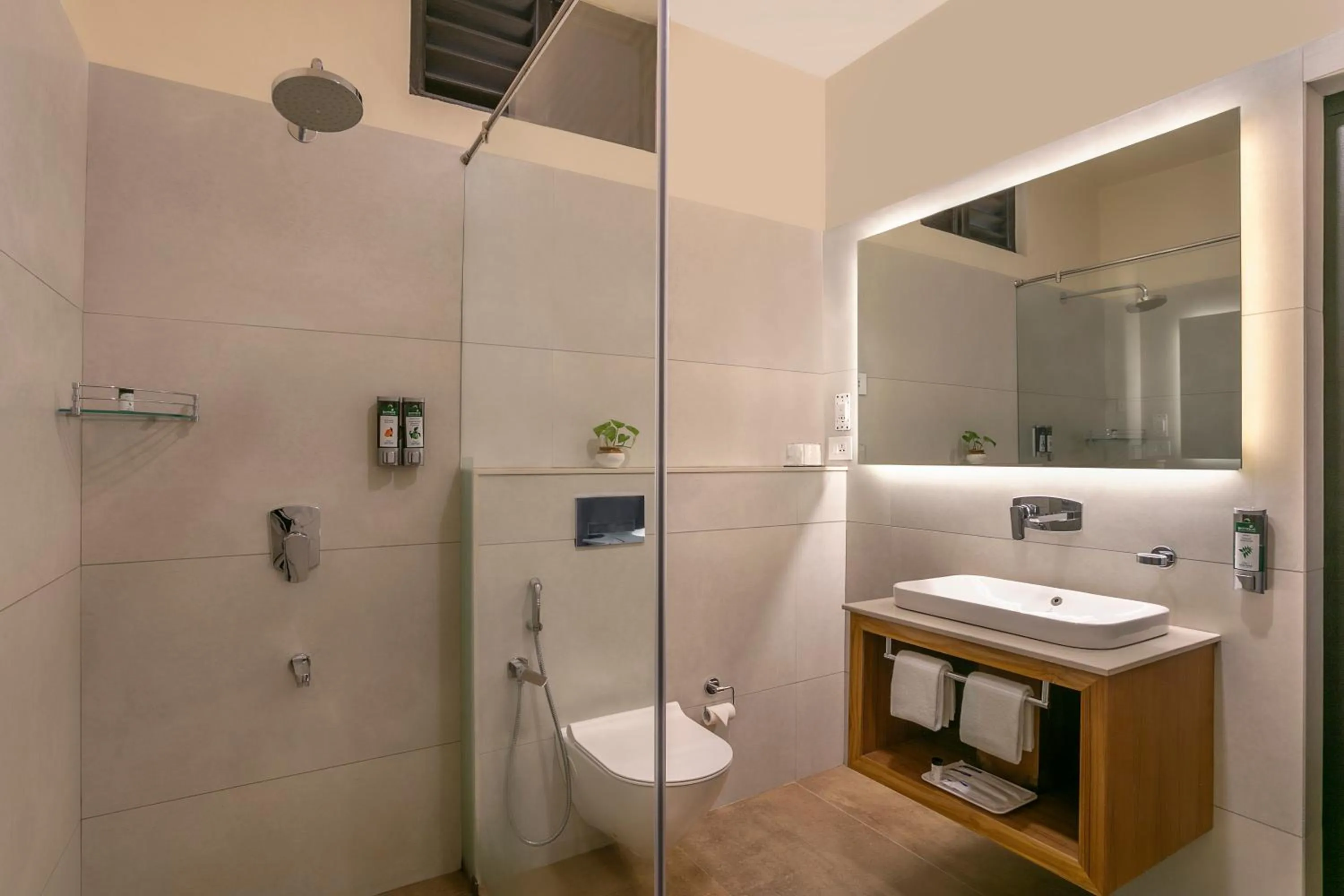 Bathroom in Estuary Sarovar Premiere Poovar Island