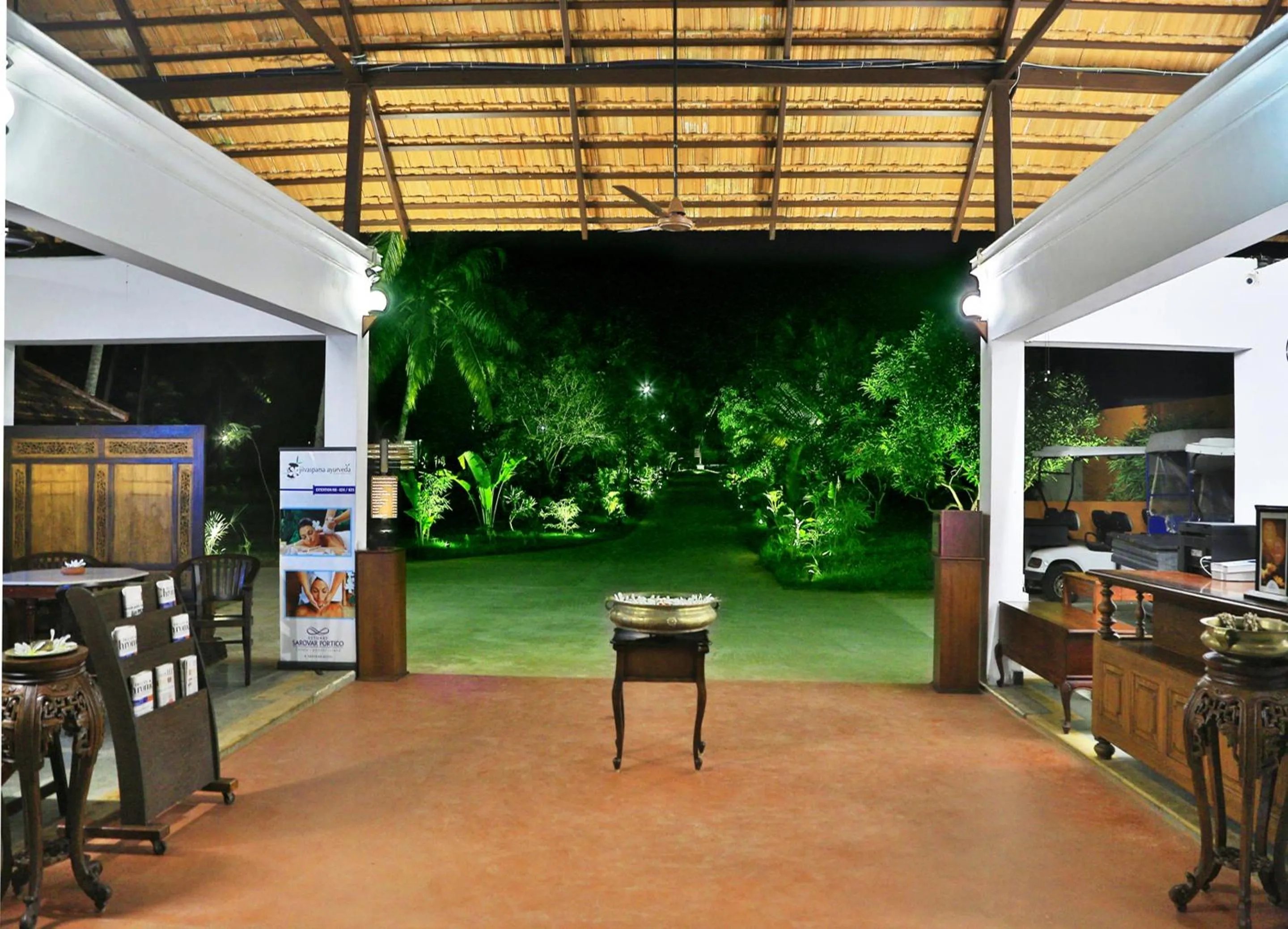 Lobby or reception in Estuary Sarovar Premiere Poovar Island