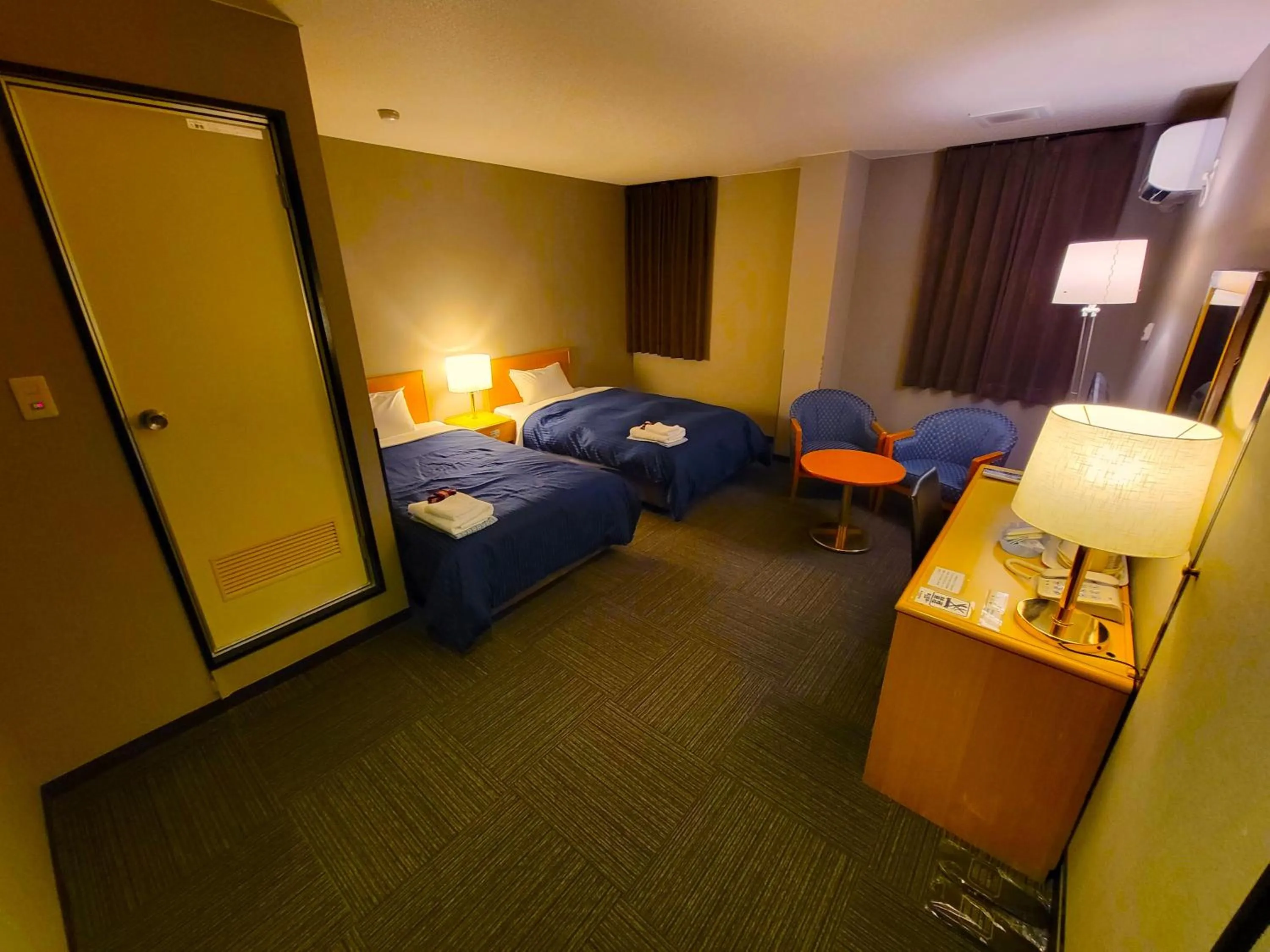 Bed in Hotel Seagull