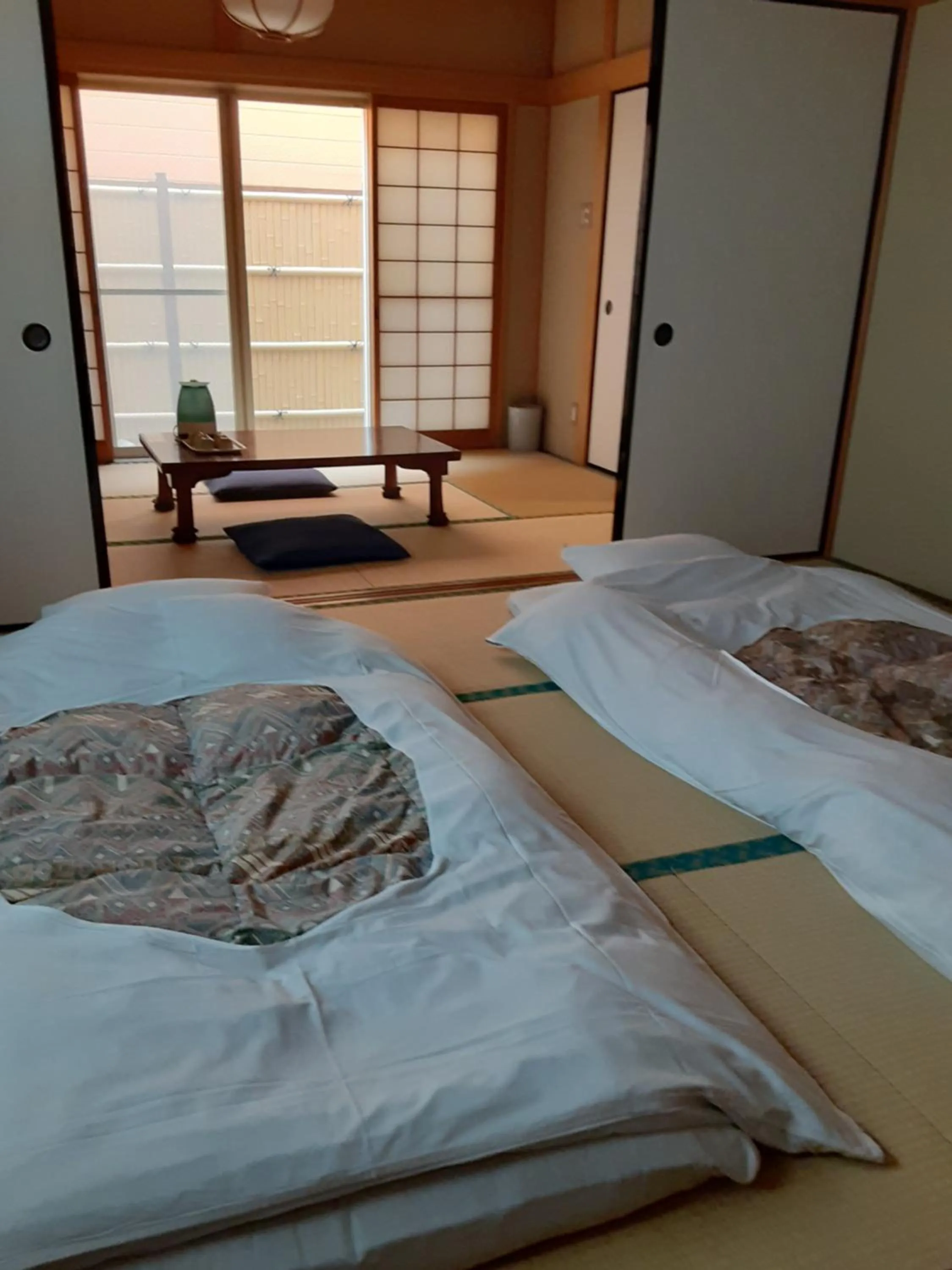 Bed in Hotel Seagull