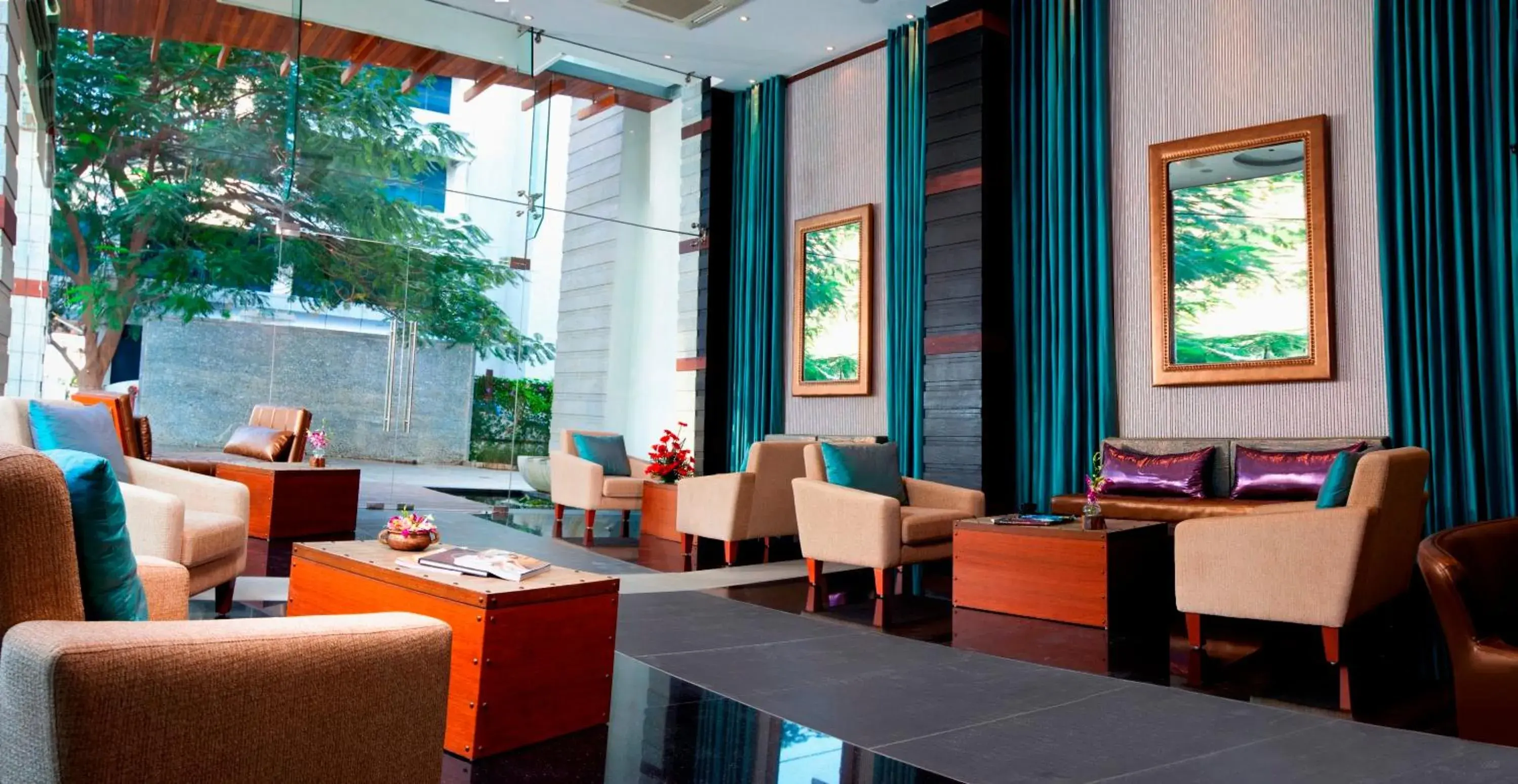 Lobby or reception in Melange Astris Lobby or reception in Melange Astris