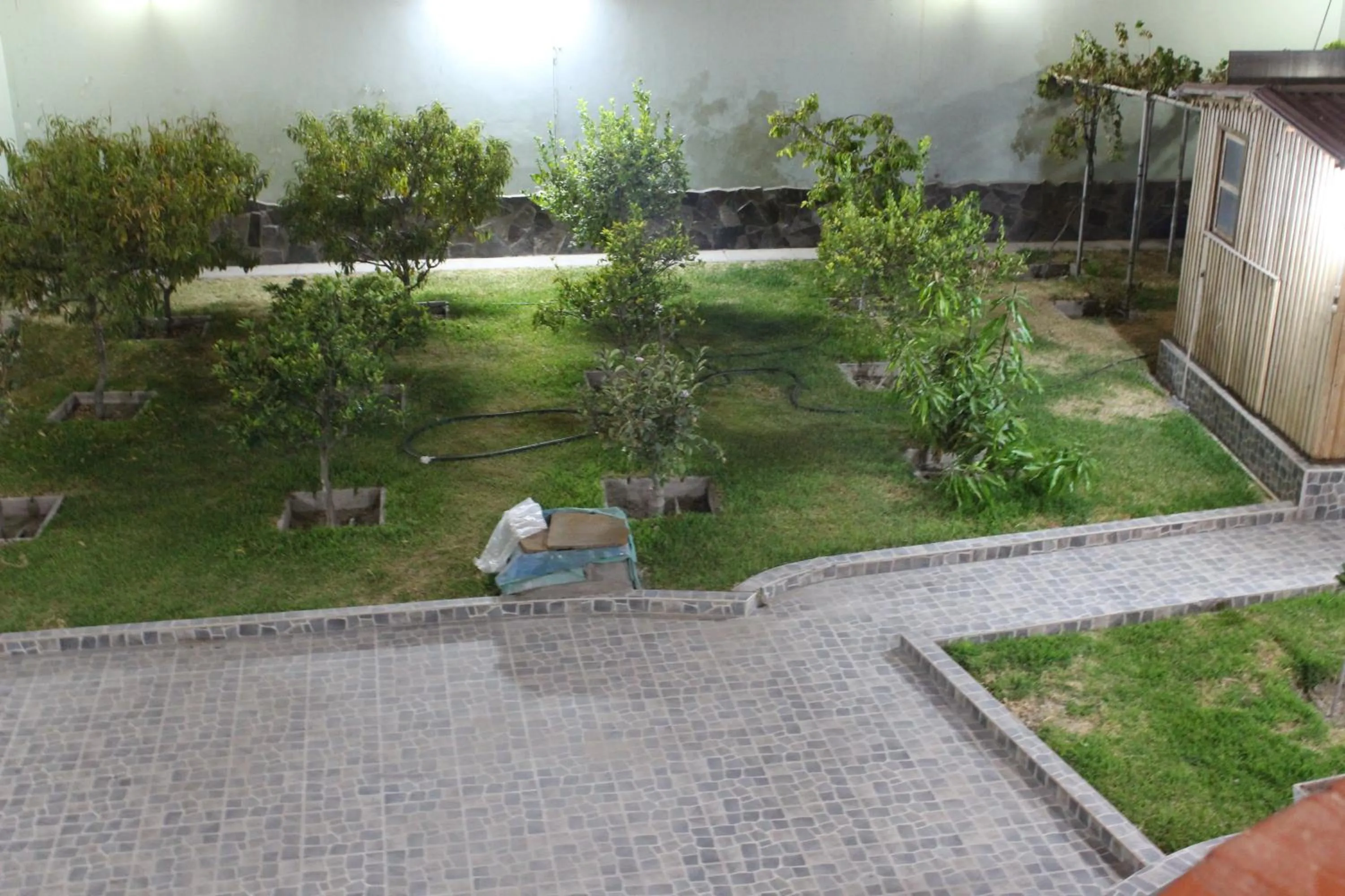 Bird's eye view in The House