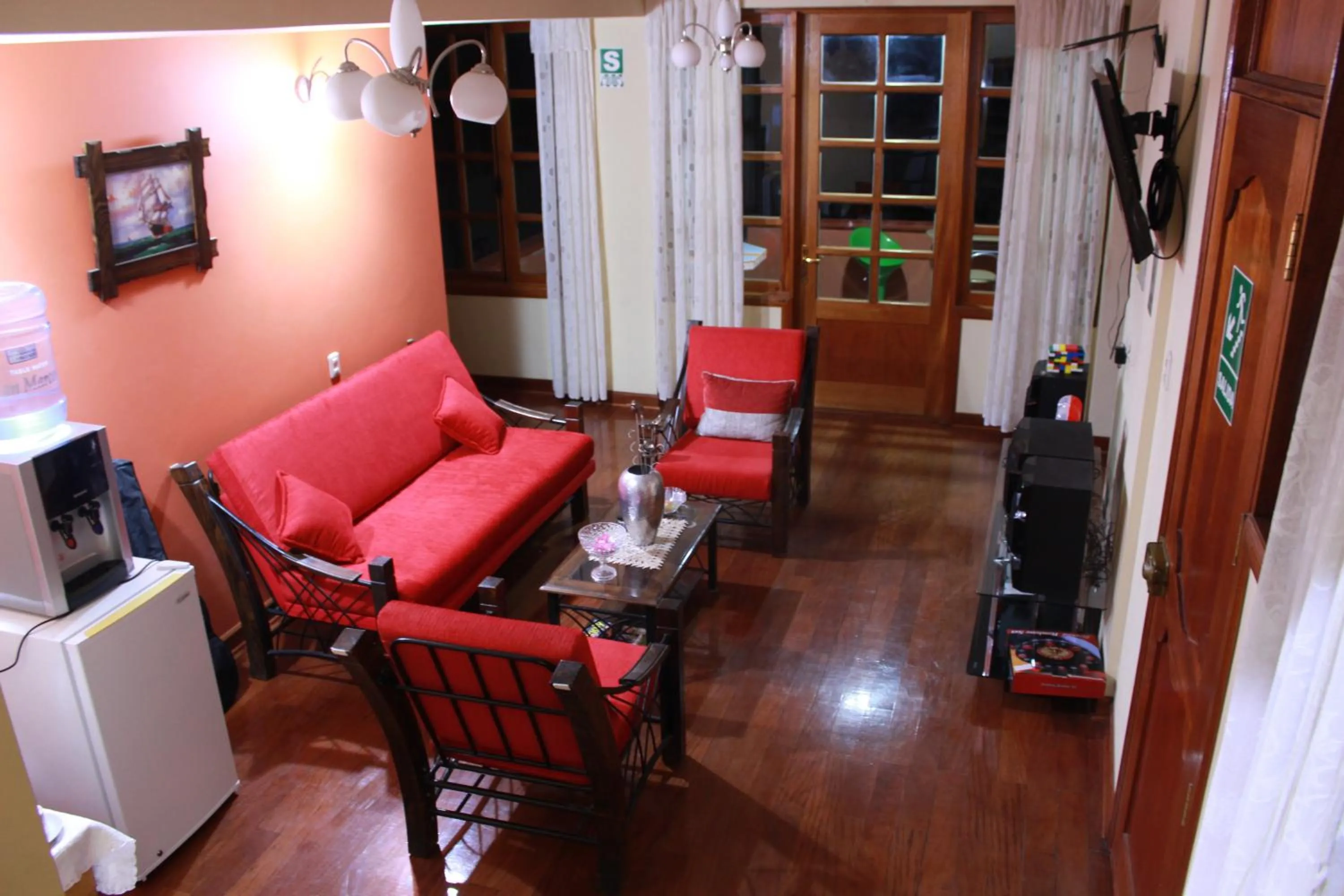 Communal lounge/ TV room in The House