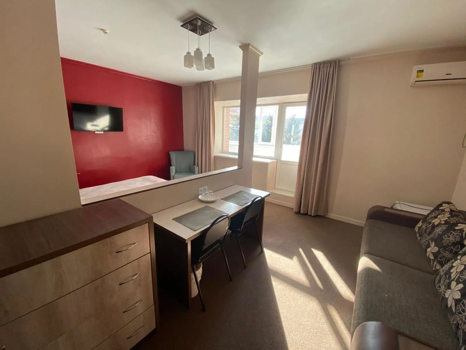 Living room in Ulpan Mini Hotel