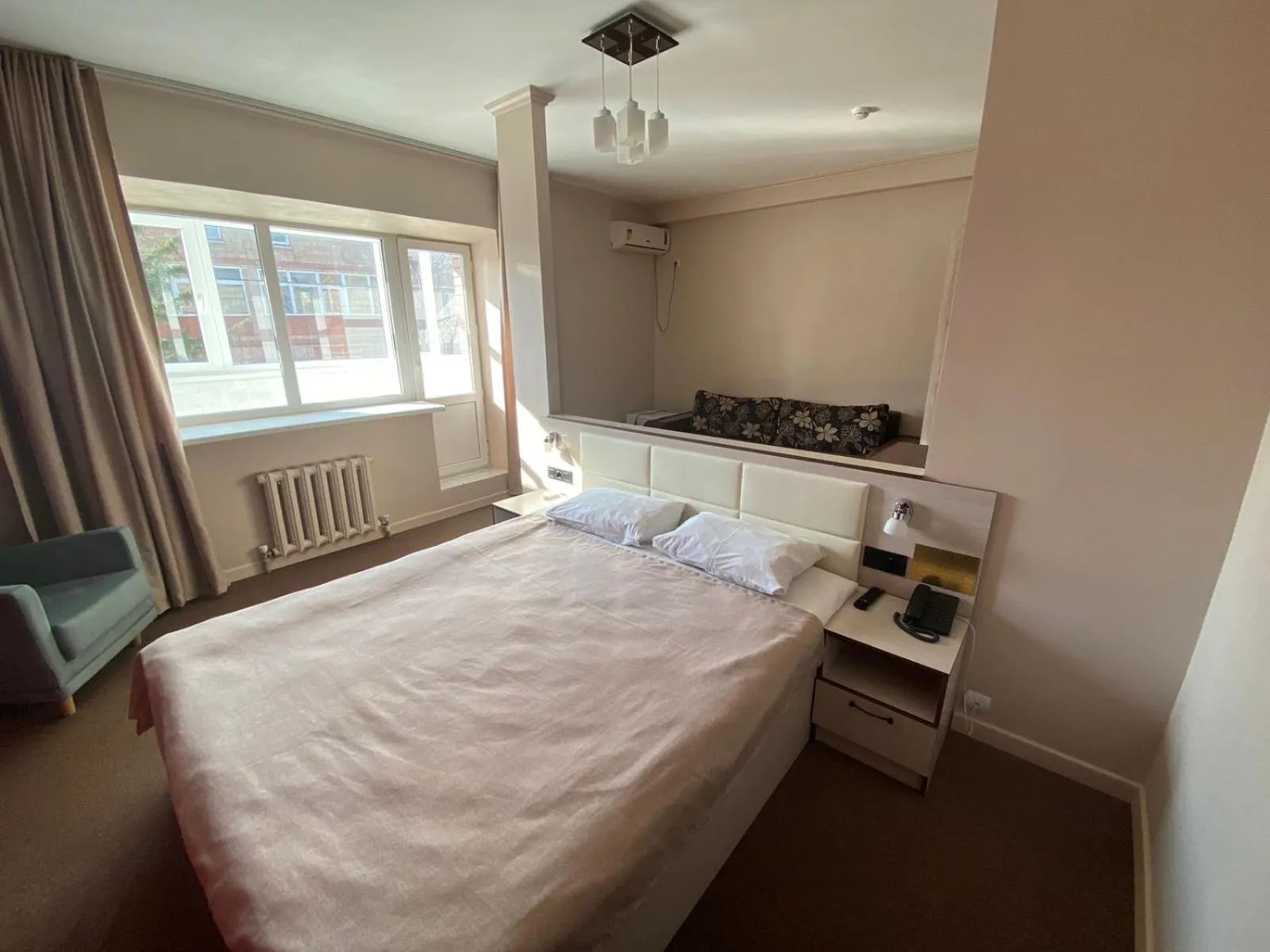 Photo of the whole room, Bed in Ulpan Mini Hotel