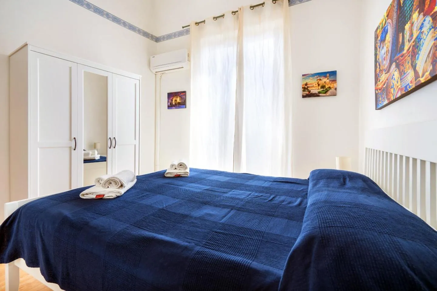 Bedroom, Bed in Porta Carini Residence