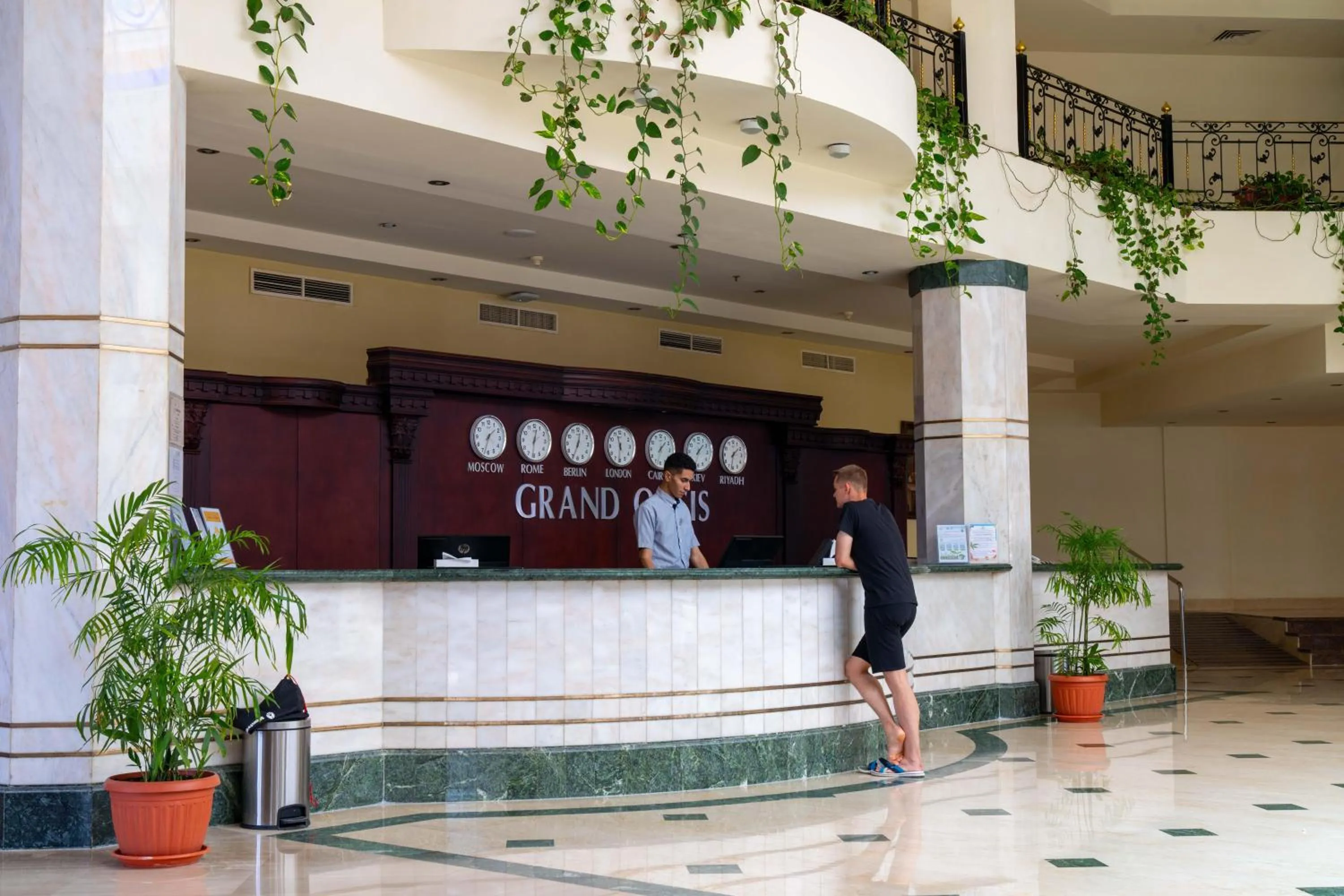 Lobby or reception in Grand Oasis Resort