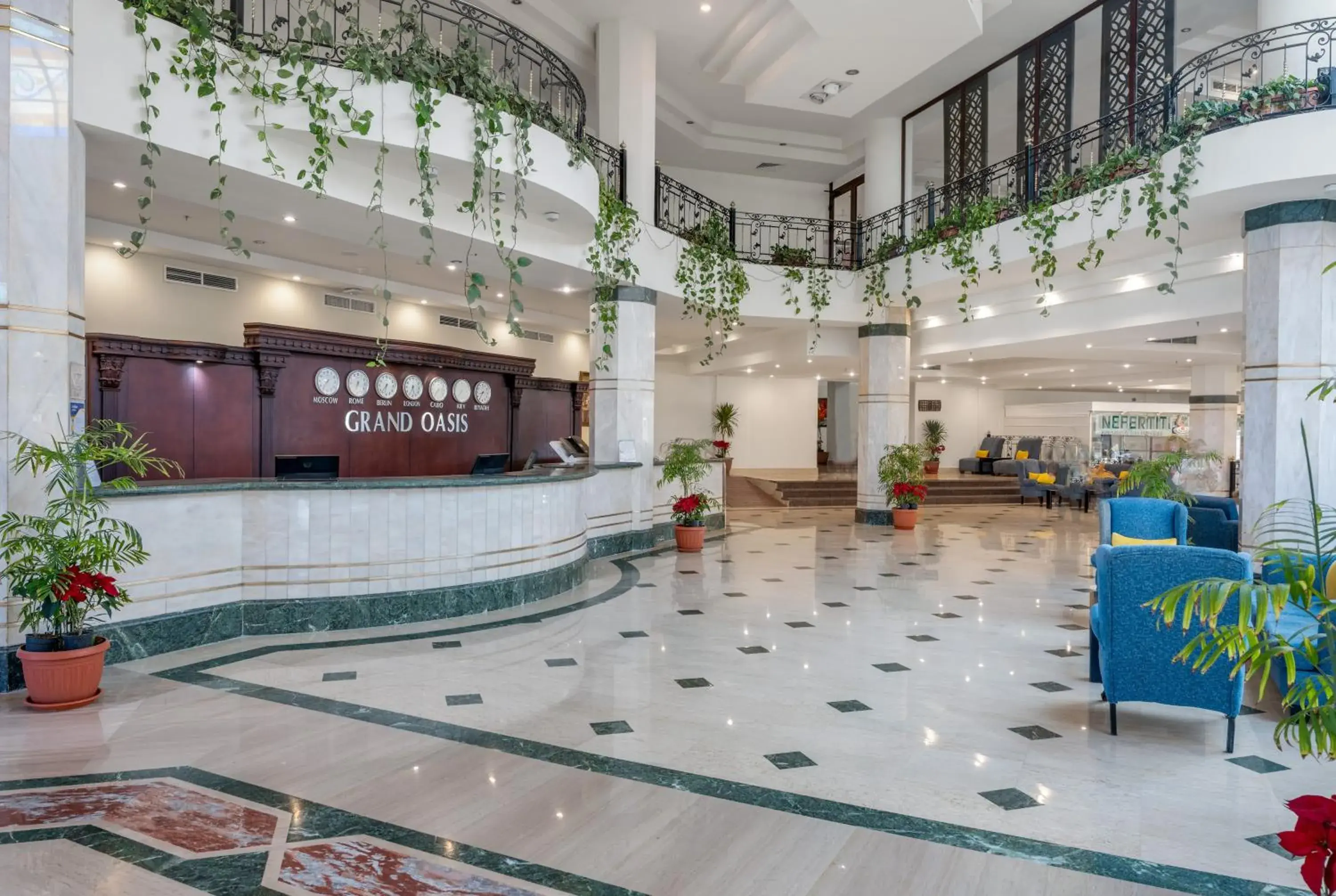 Lobby or reception in Grand Oasis Resort Lobby or reception in Grand Oasis Resort