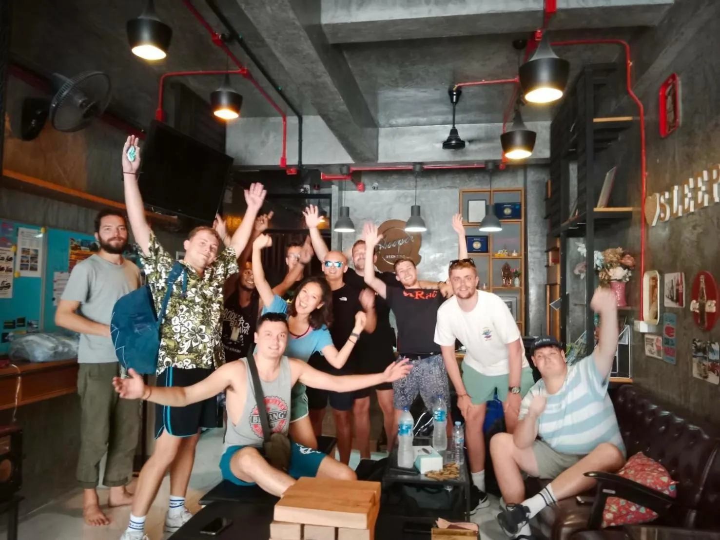 Lobby or reception in Sleeper Hostel