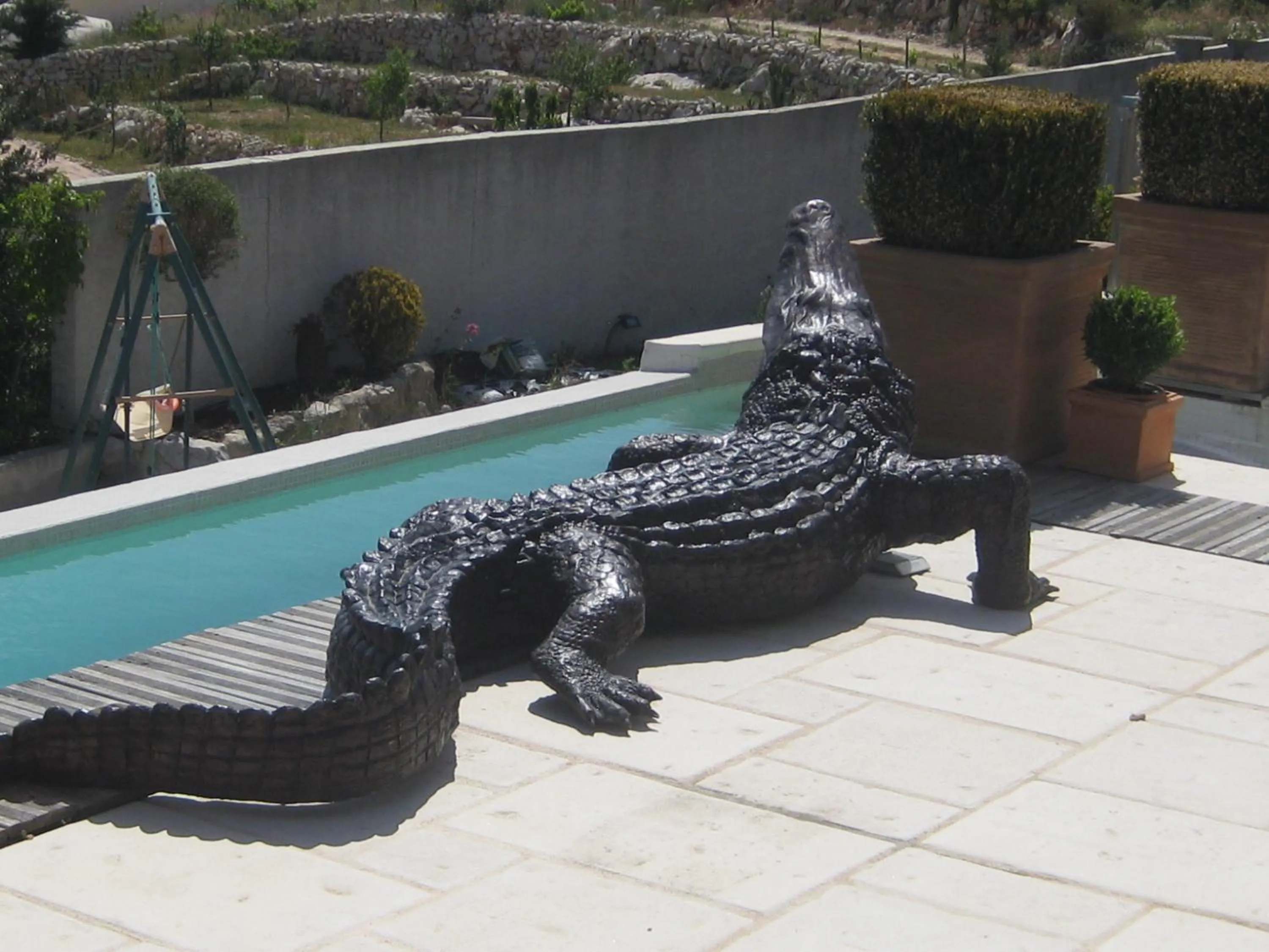 Decorative detail in La Villa Blanche