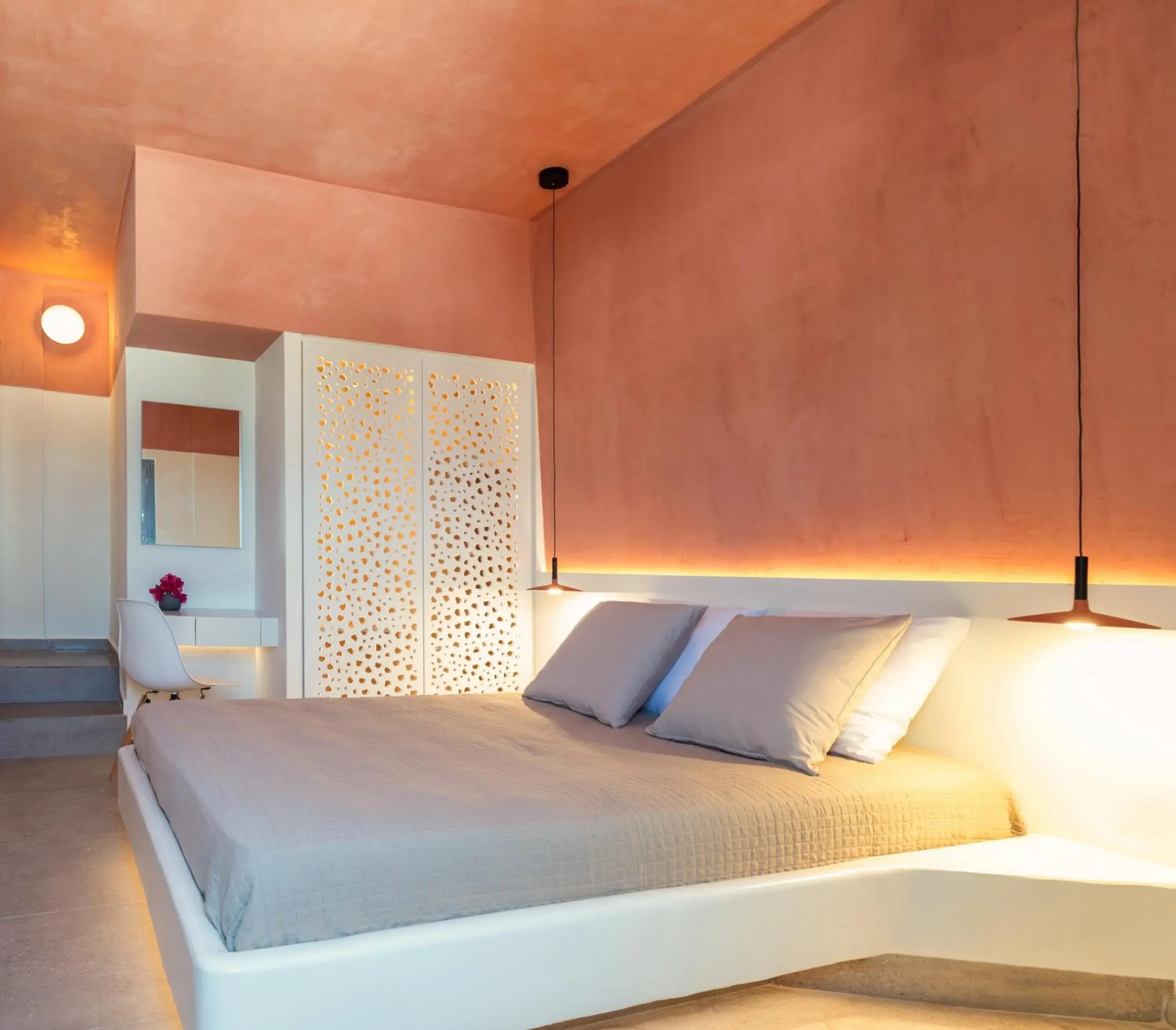 Bed in Kykladonisia Traditional Settlement Bed in Kykladonisia Traditional Settlement