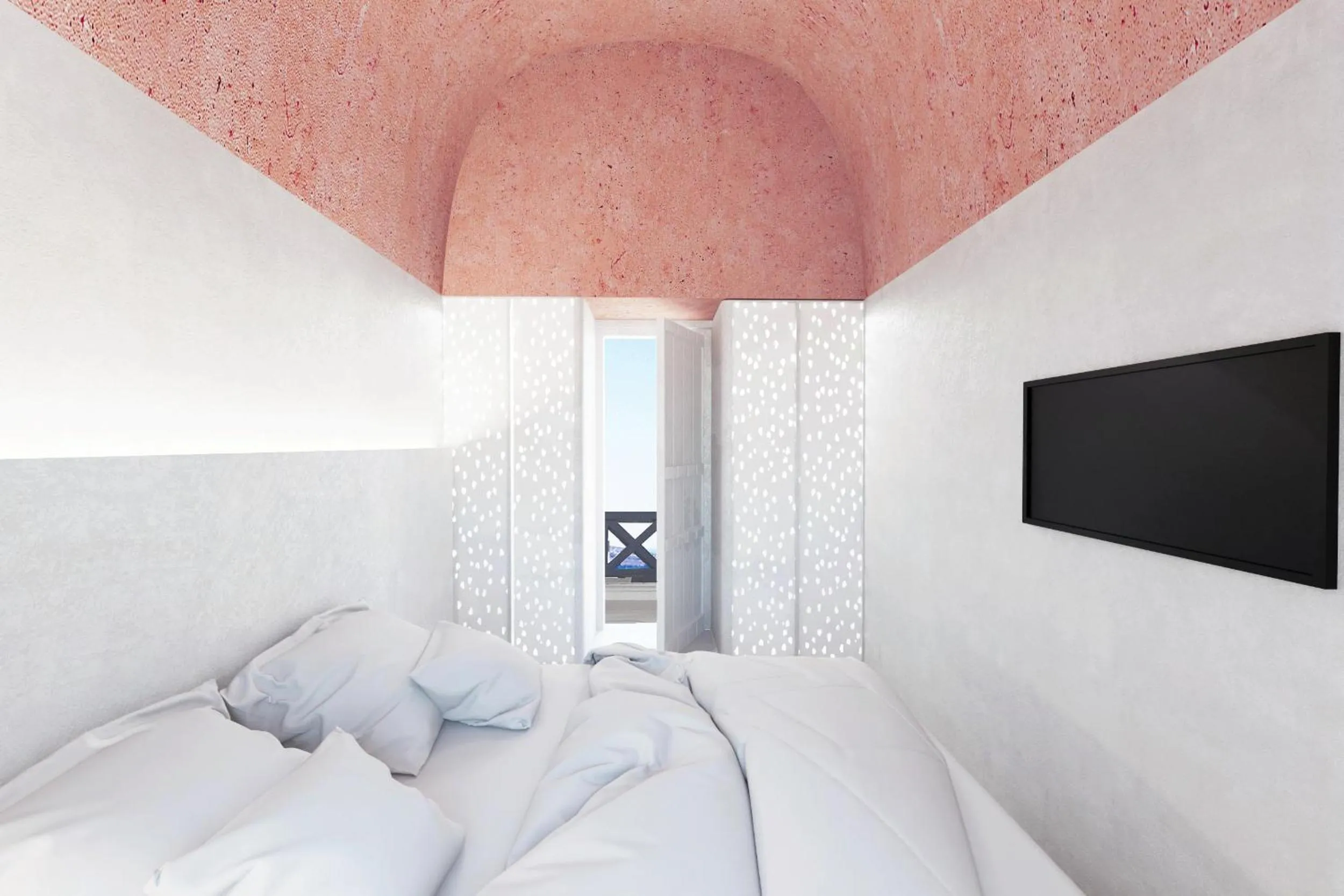 Bed in Kykladonisia Traditional Settlement