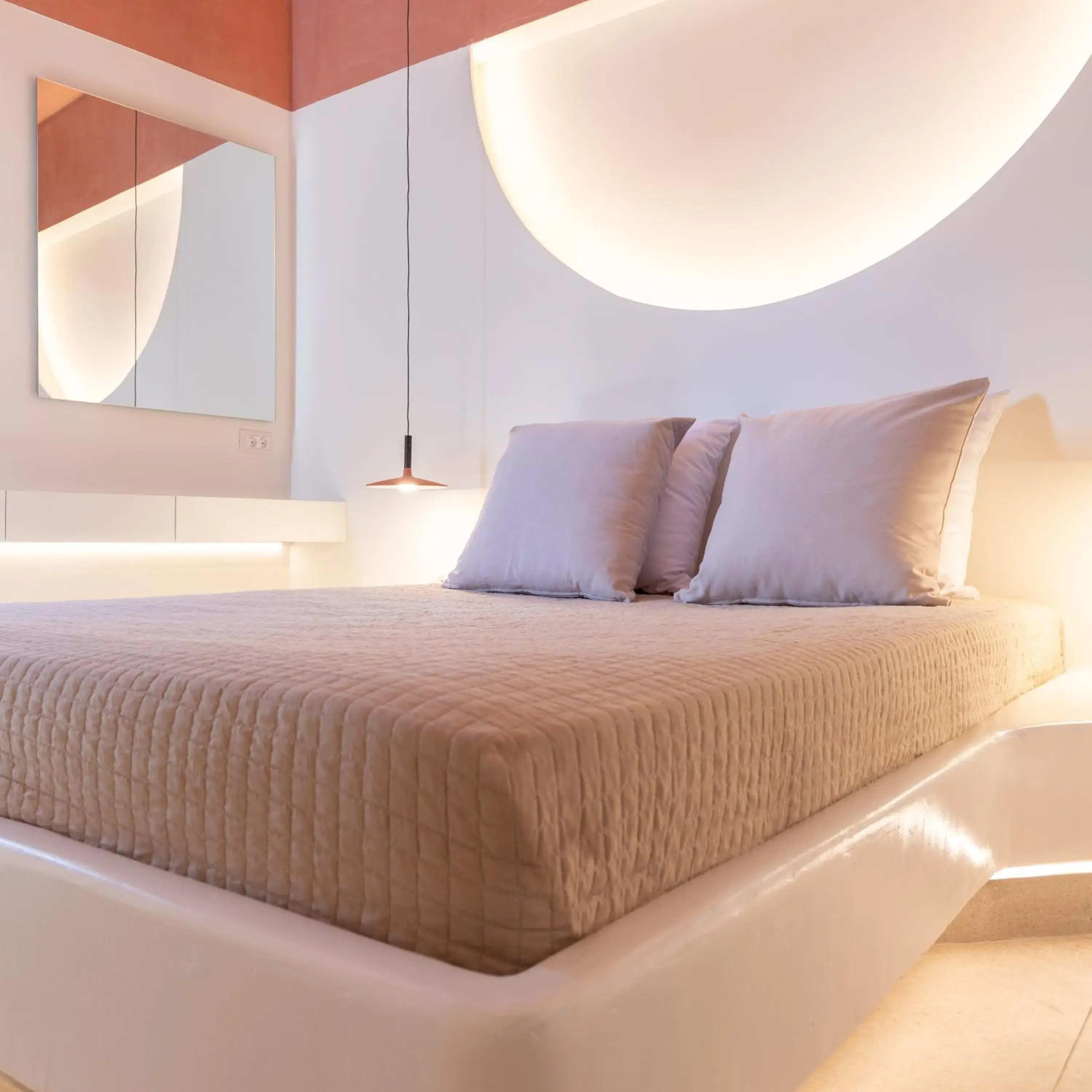 Bed in Kykladonisia Traditional Settlement Bed in Kykladonisia Traditional Settlement