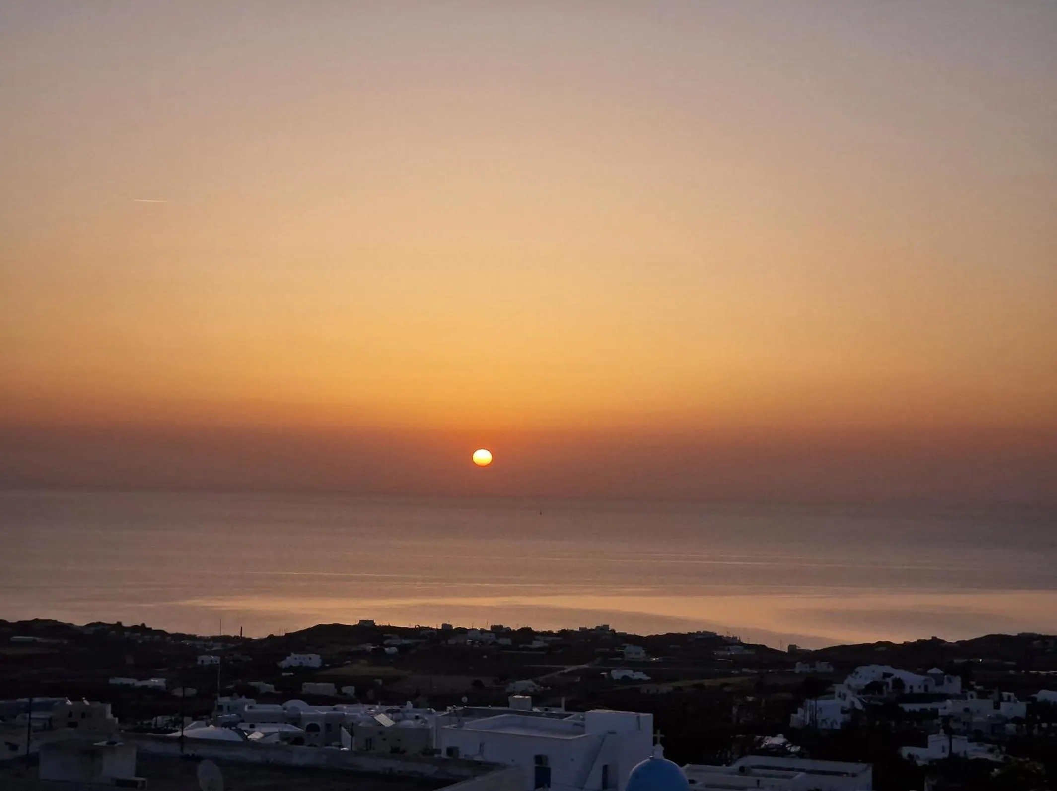 Sunrise in Kykladonisia Traditional Settlement