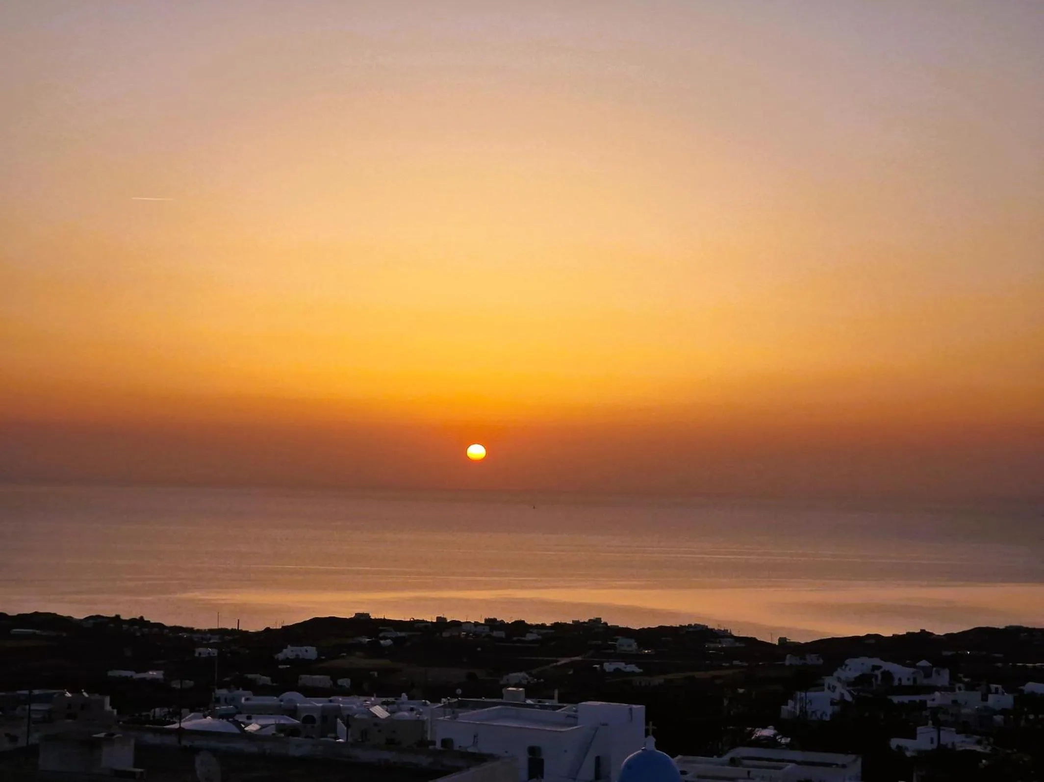Sunrise in Kykladonisia Traditional Settlement
