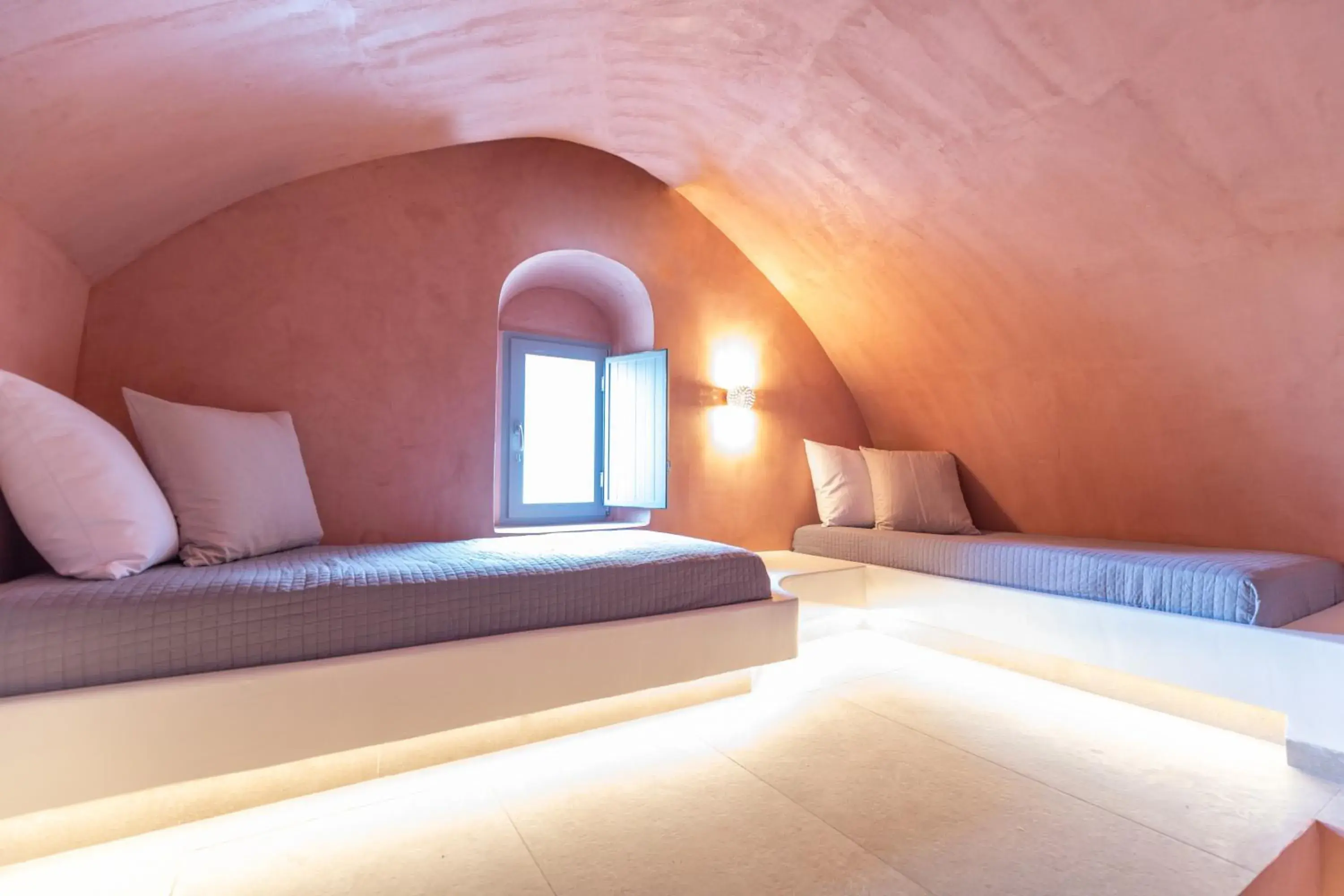 Bedroom, Bed in Kykladonisia Traditional Settlement Bedroom, Bed in Kykladonisia Traditional Settlement