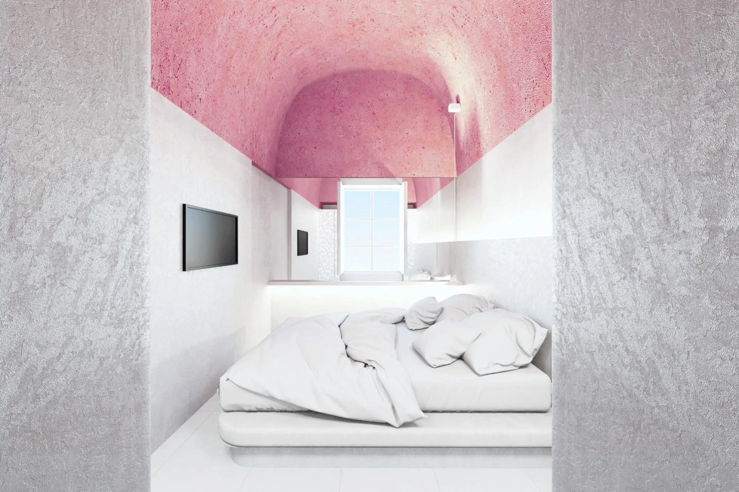 Bed in Kykladonisia Traditional Settlement