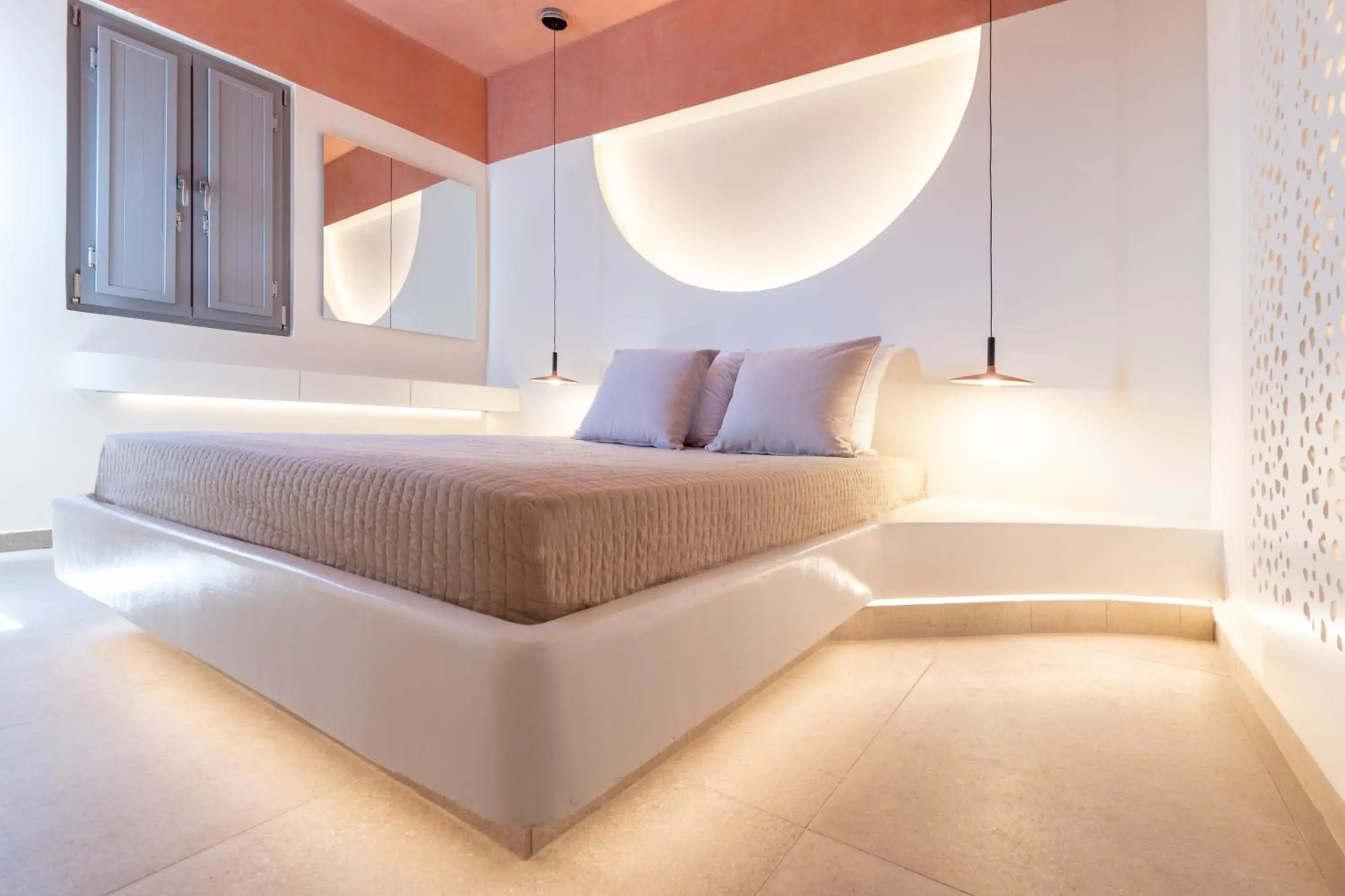 Bed in Kykladonisia Traditional Settlement Bed in Kykladonisia Traditional Settlement