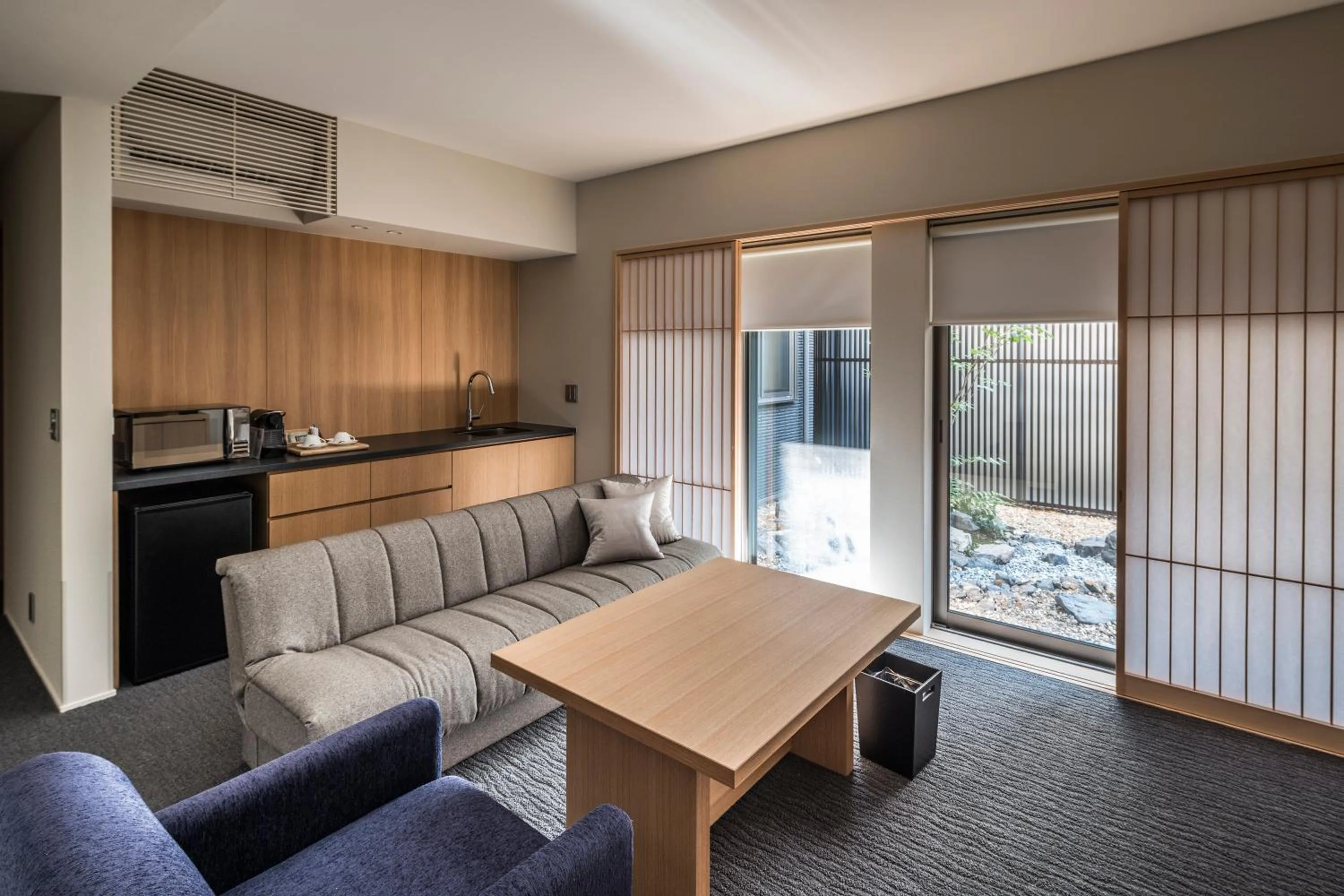 Kitchen or kitchenette in Tomoya Residence Hotel Kyoto