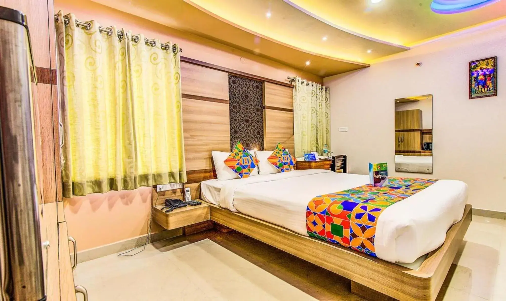 Bed in FabHotel Emara Boutique - Near Koramangala Bed in FabHotel Emara Boutique - Near Koramangala