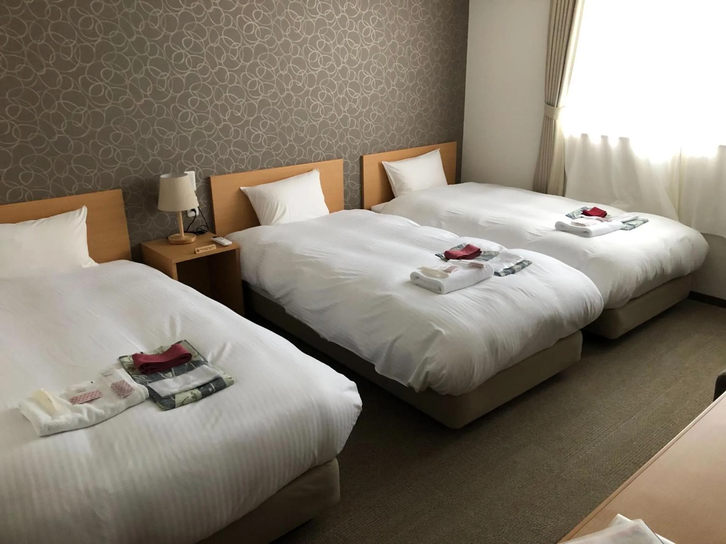 Bed in Sun Plaza Hotel Fuji Lake Yamanaka