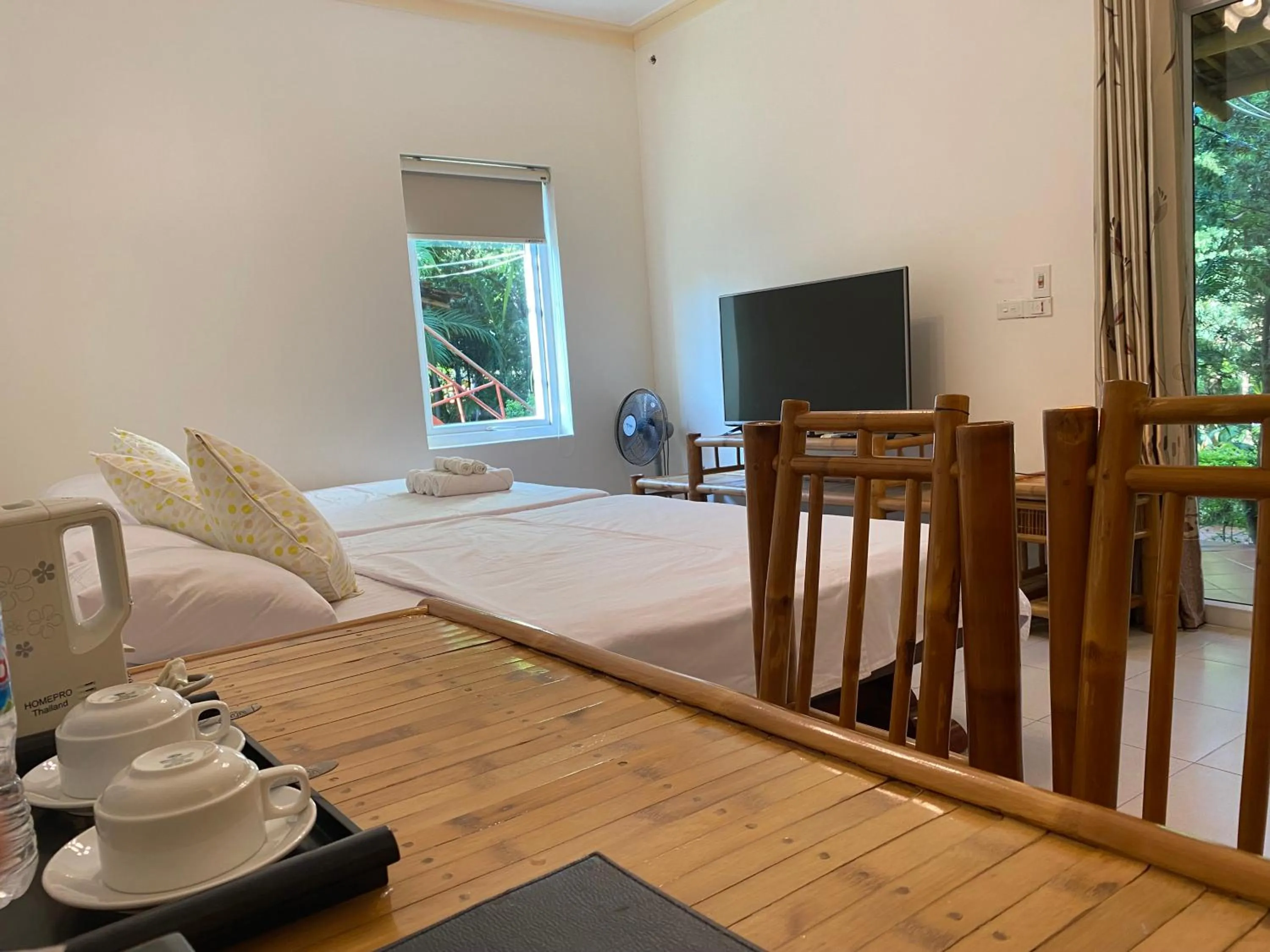 Bed in Ngoc Linh Villas