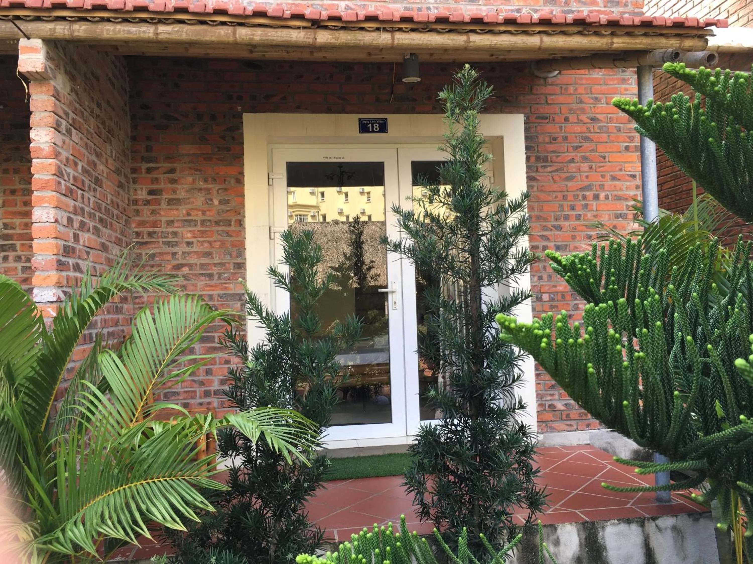 Garden view in Ngoc Linh Villas