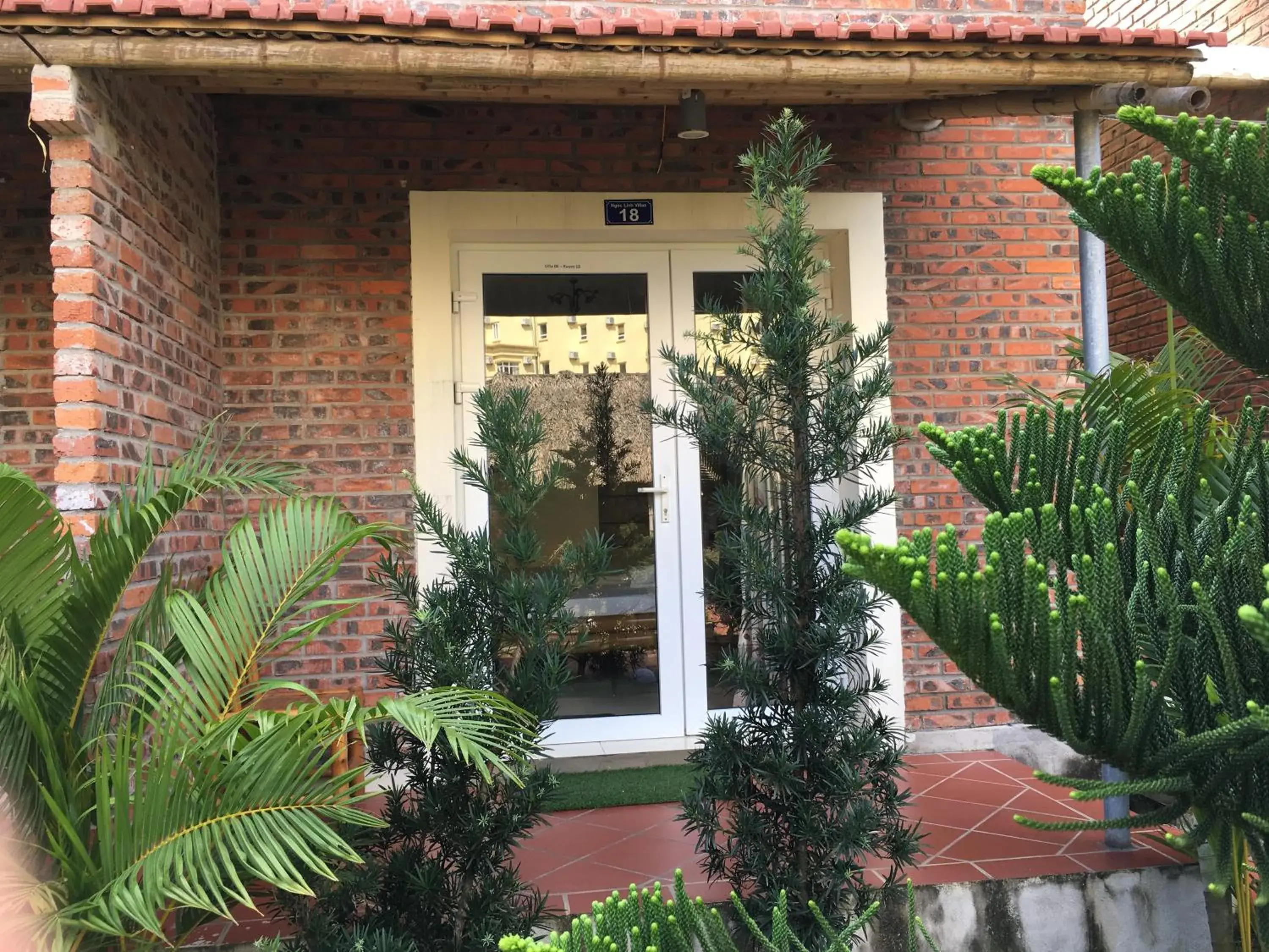 Garden view in Ngoc Linh Villas Garden view in Ngoc Linh Villas