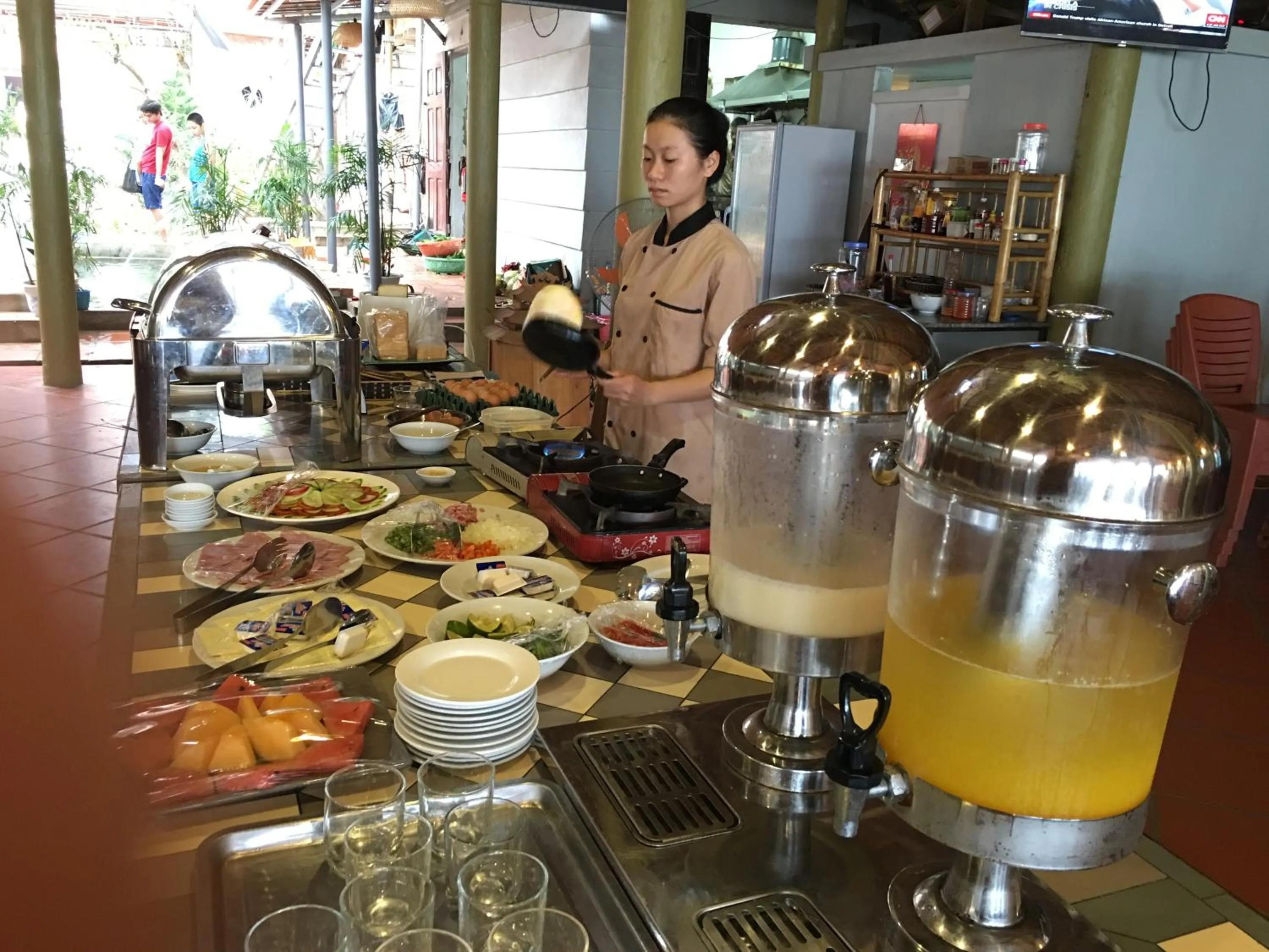 Breakfast in Ngoc Linh Villas