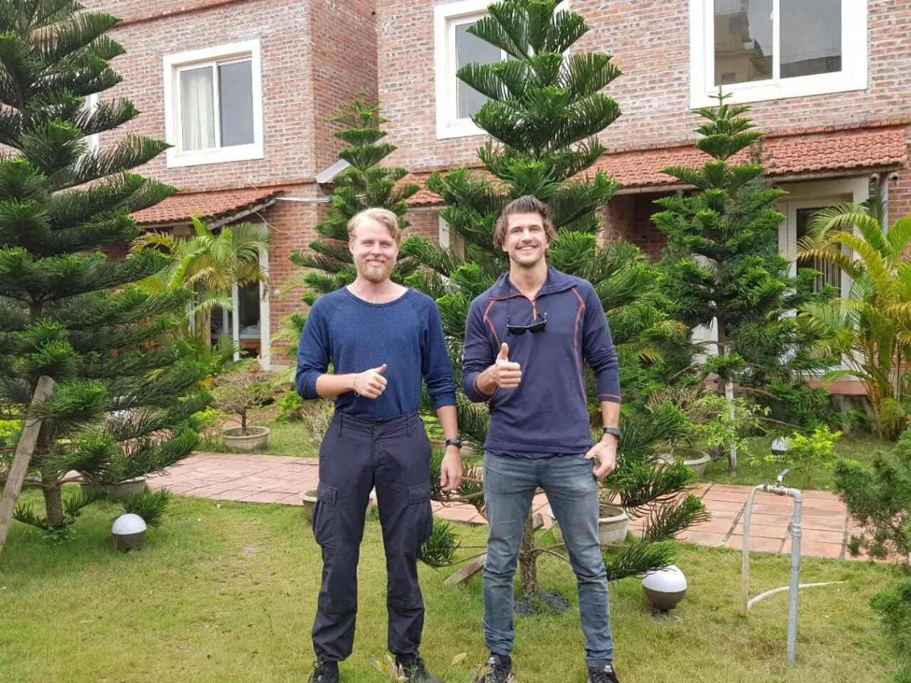 group of guests in Ngoc Linh Villas