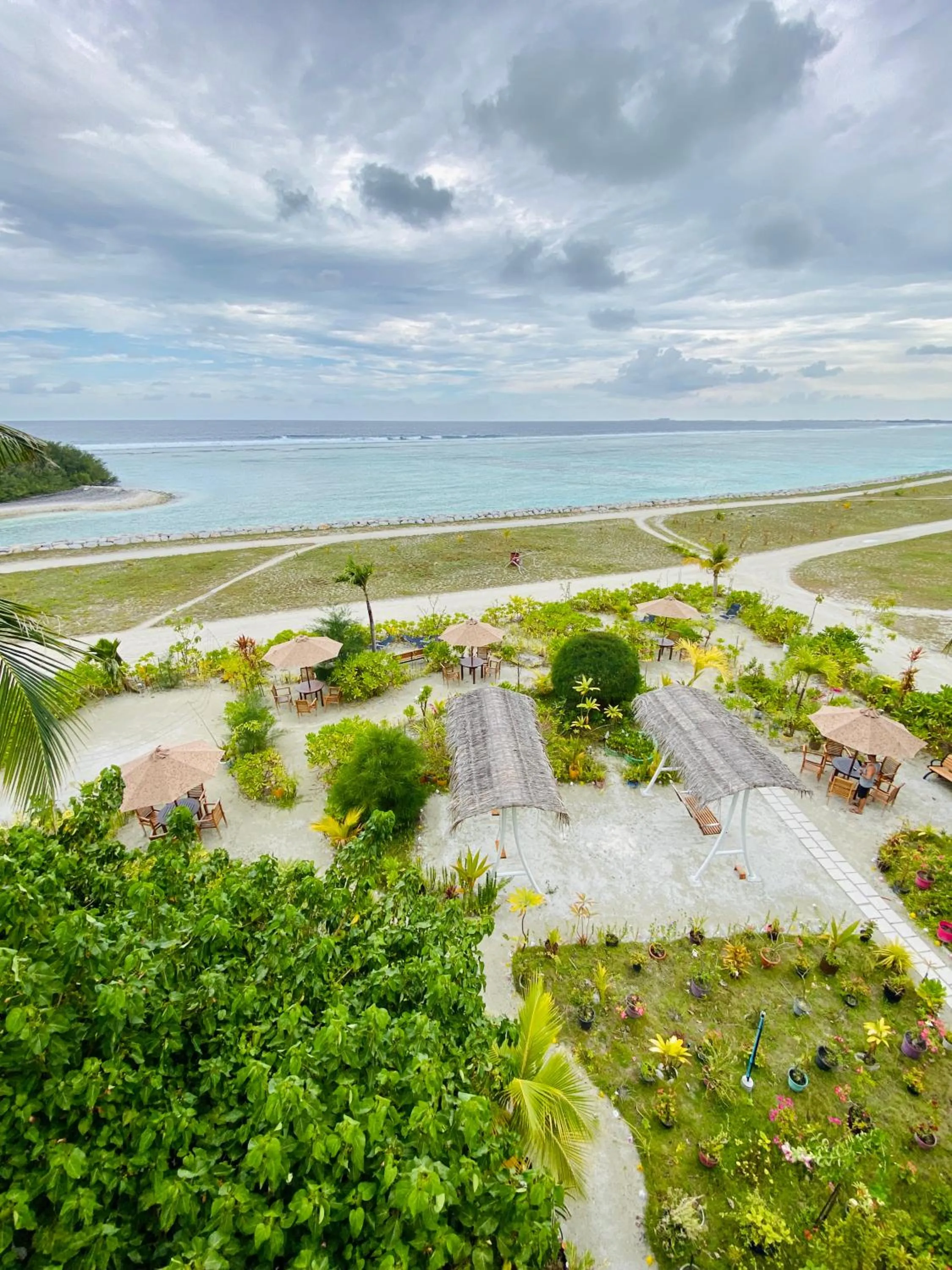 Bird's eye view in Reef Edge Thulusdhoo, Maldives