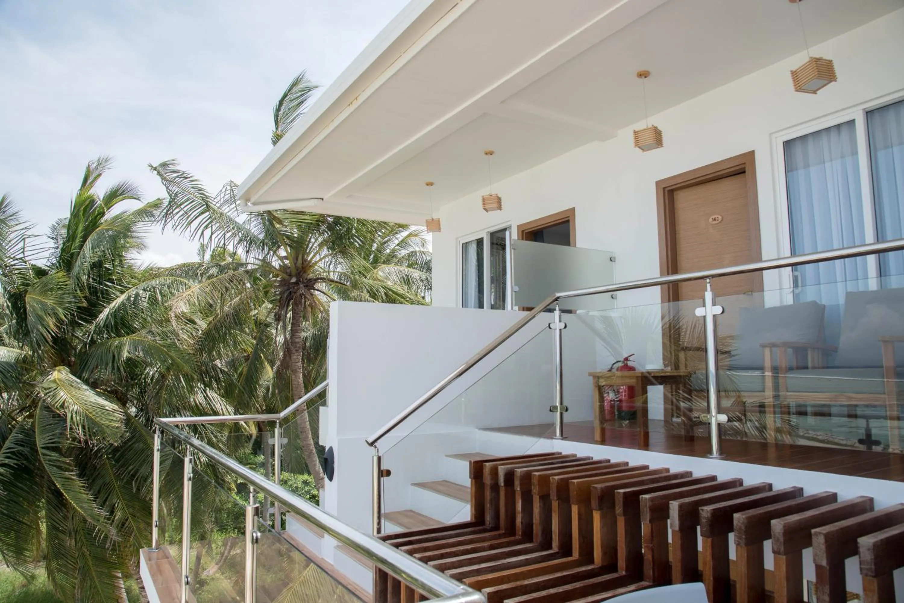 Patio in Reef Edge Thulusdhoo, Maldives