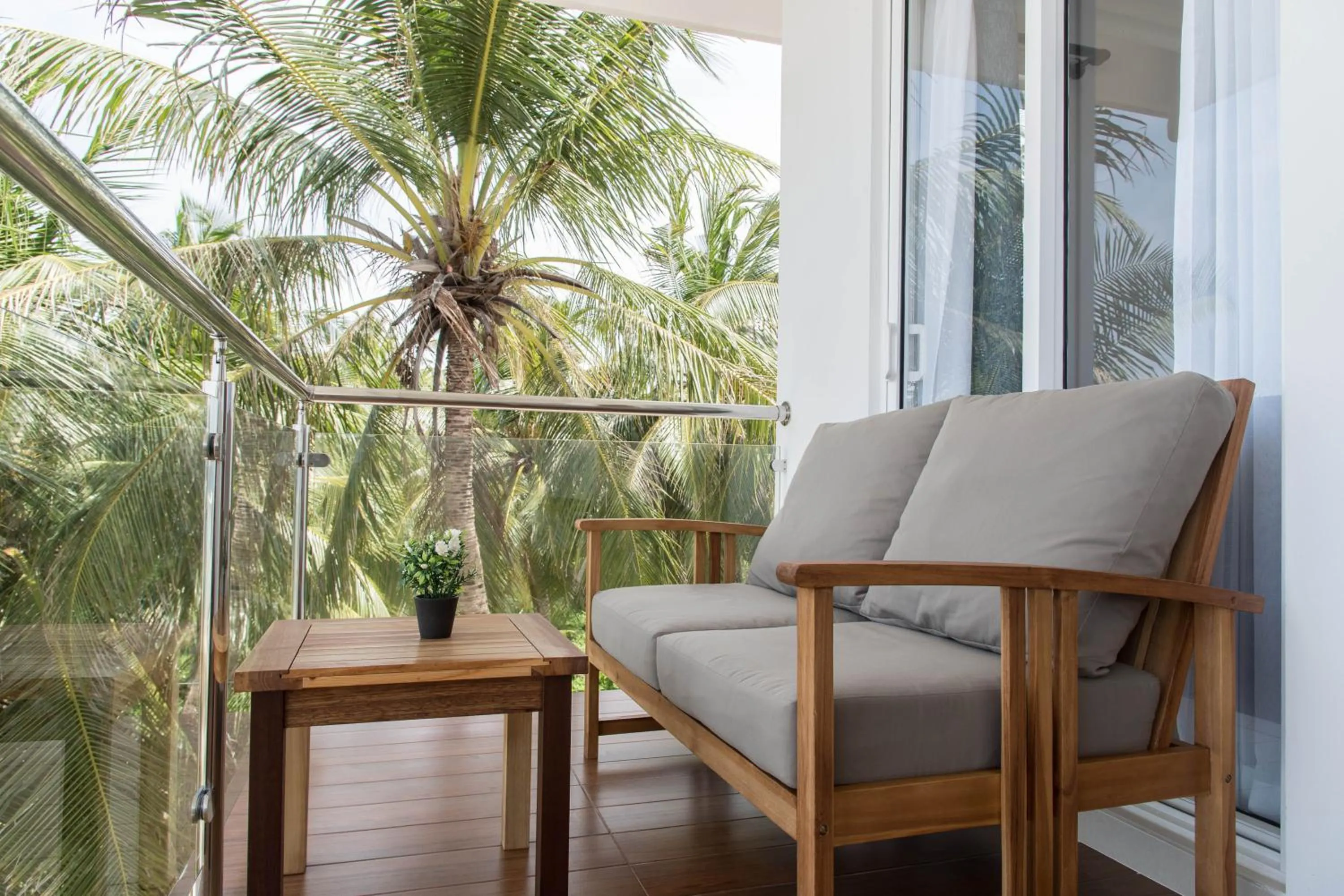 Patio in Reef Edge Thulusdhoo, Maldives