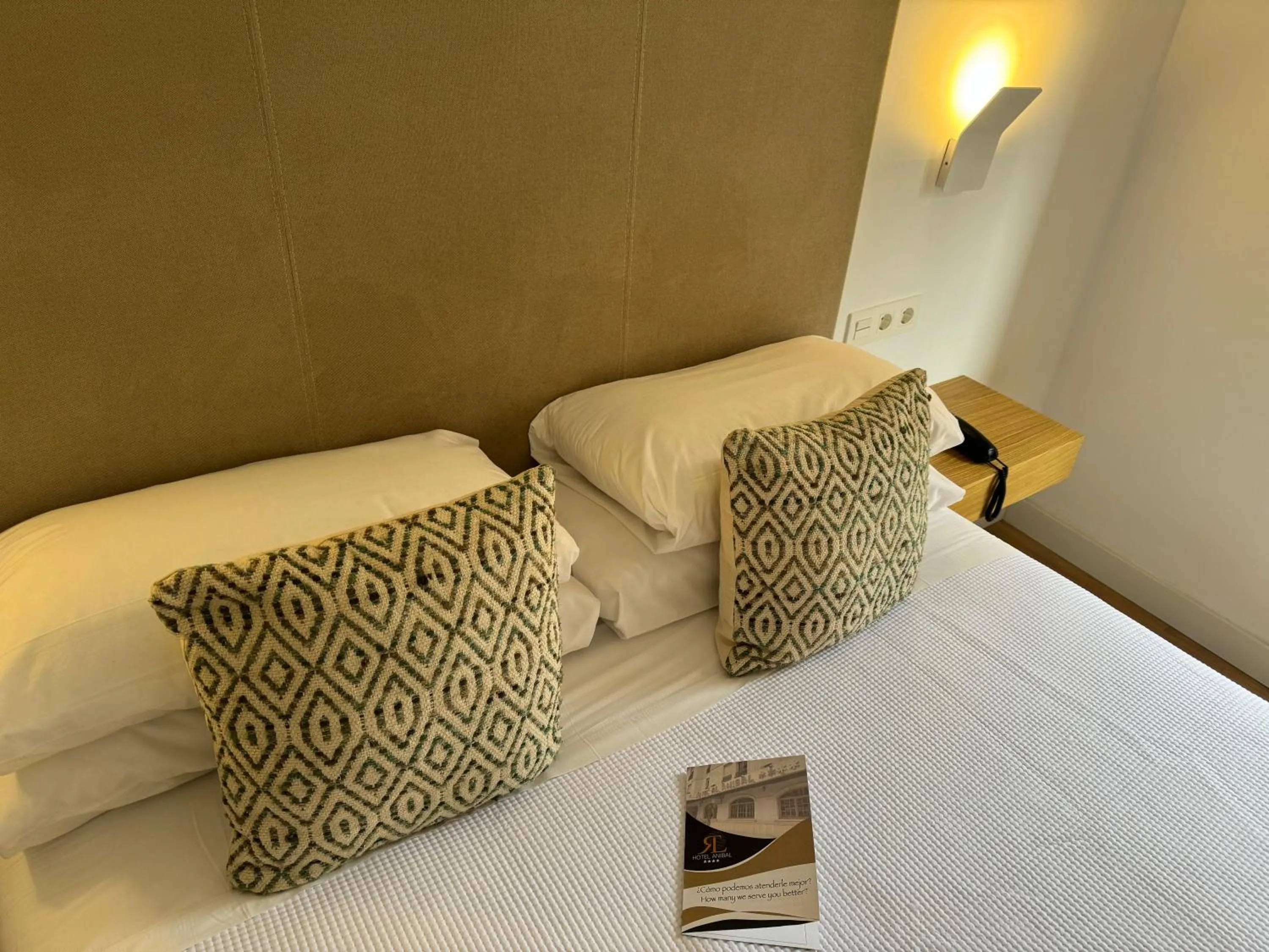 Bed in Hotel RL Anibal