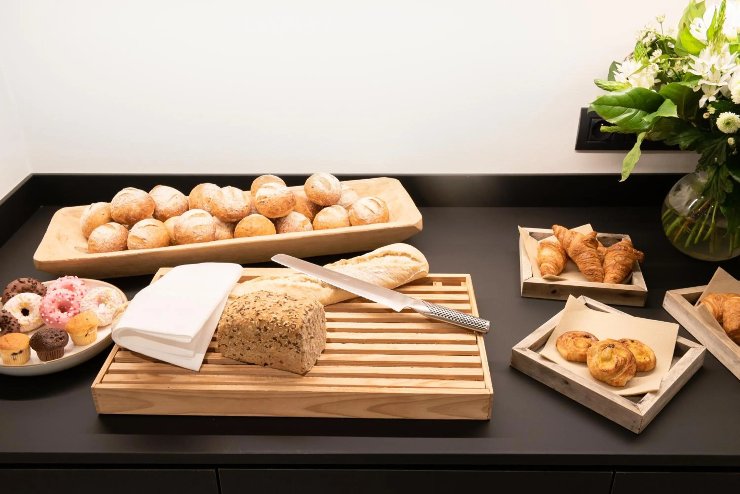 Buffet breakfast in Hotel Carnac