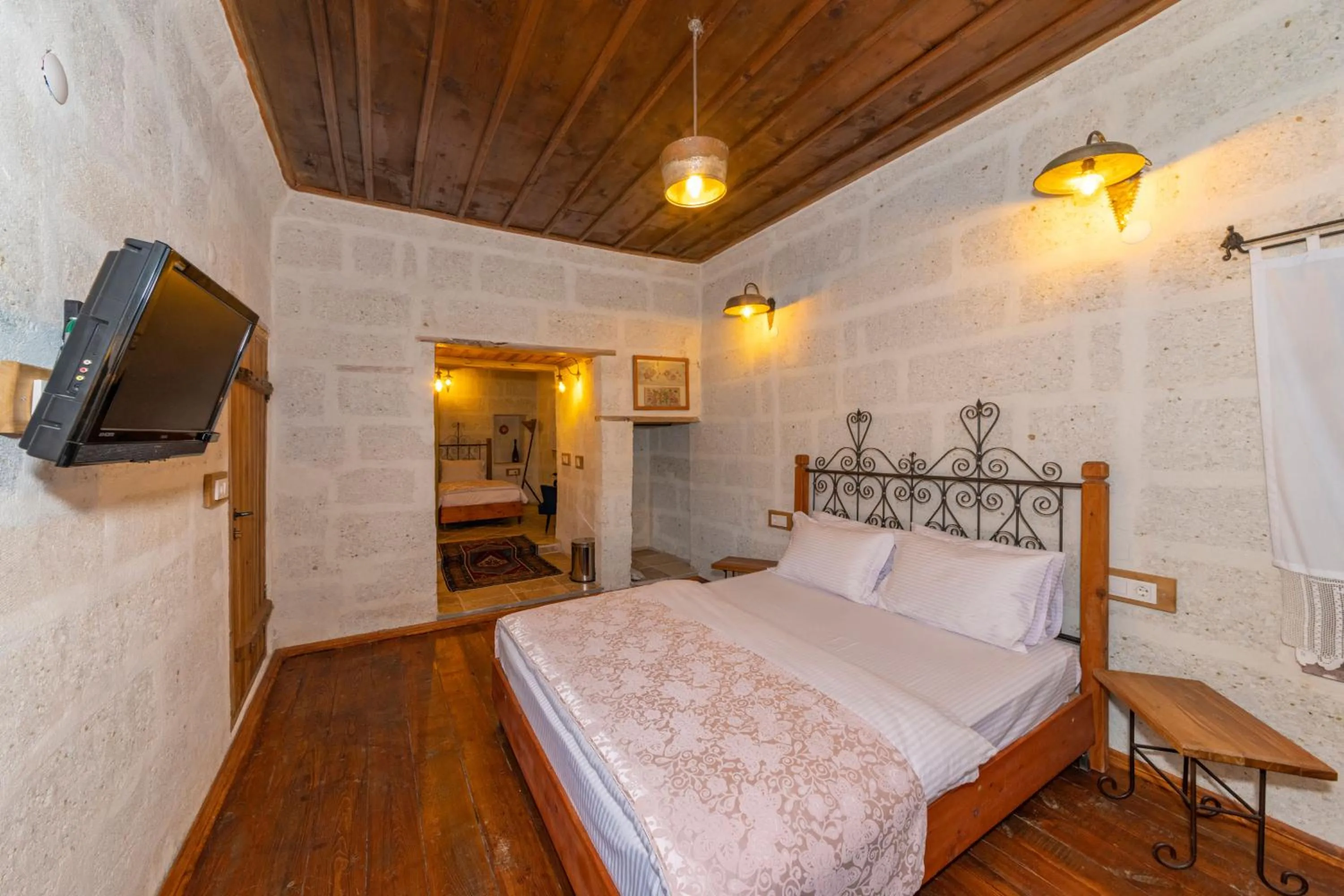 Bed in terracota hotel