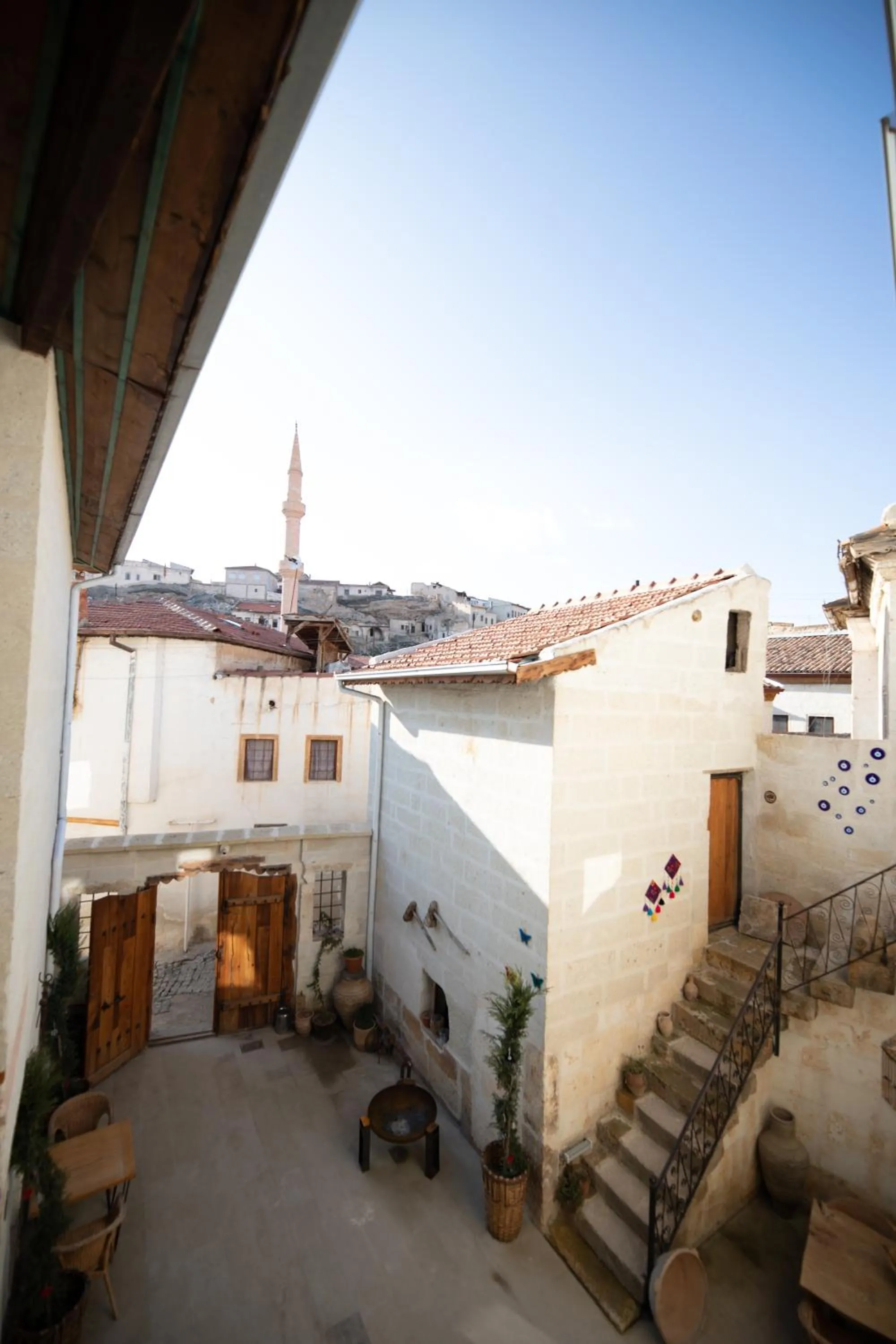 Property logo or sign in terracota hotel