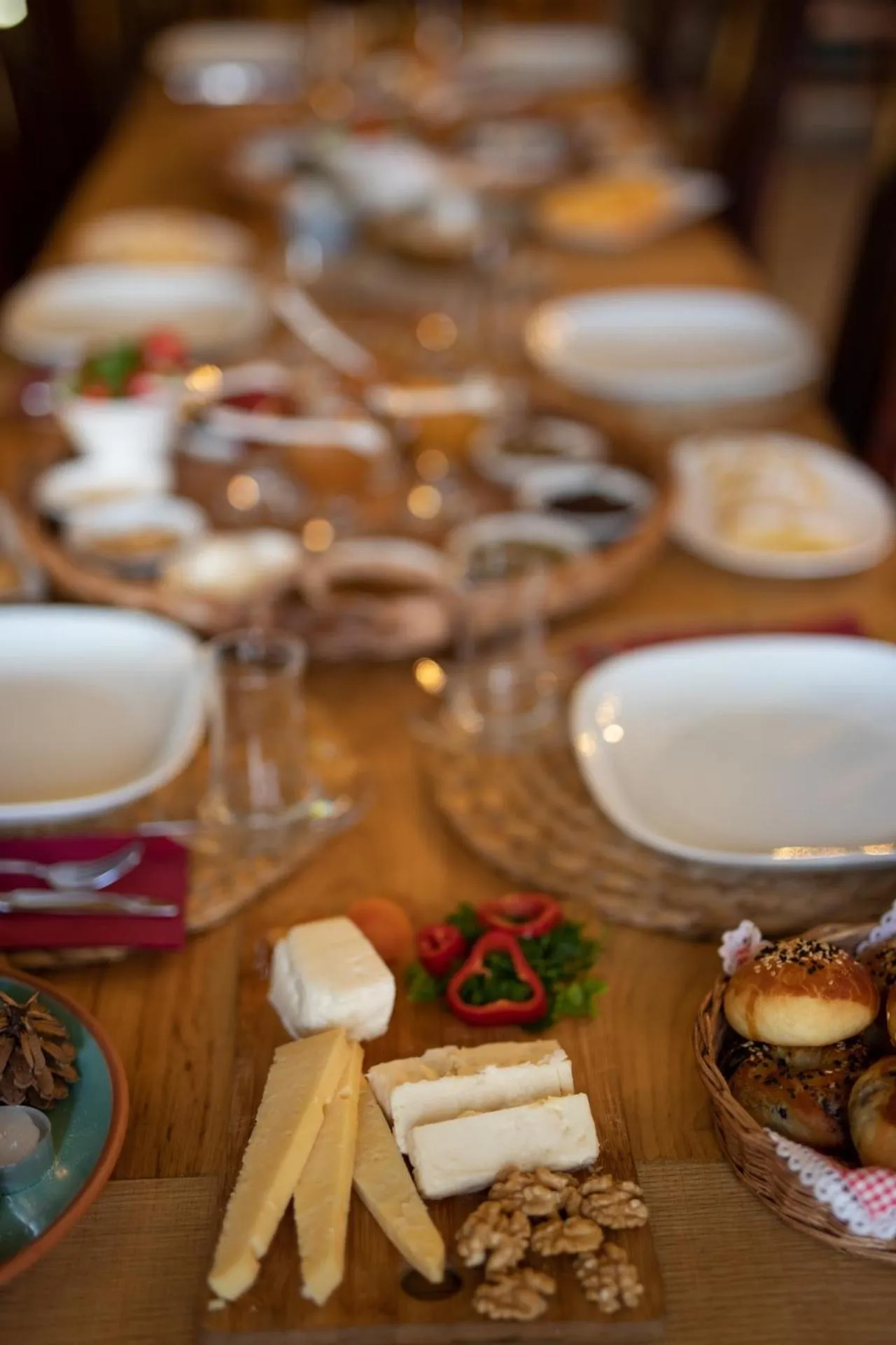 Food and drinks in terracota hotel