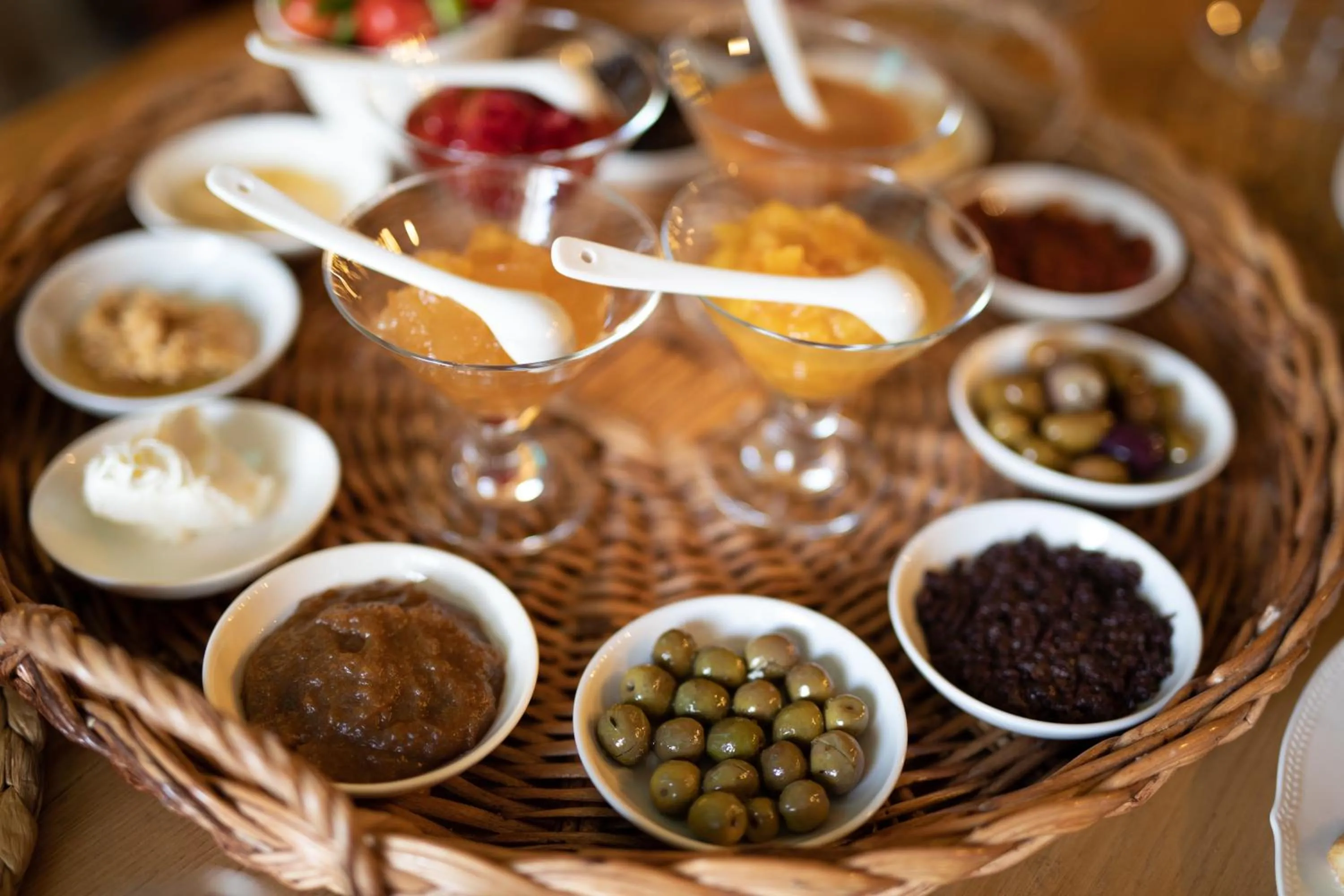 Food and drinks in terracota hotel