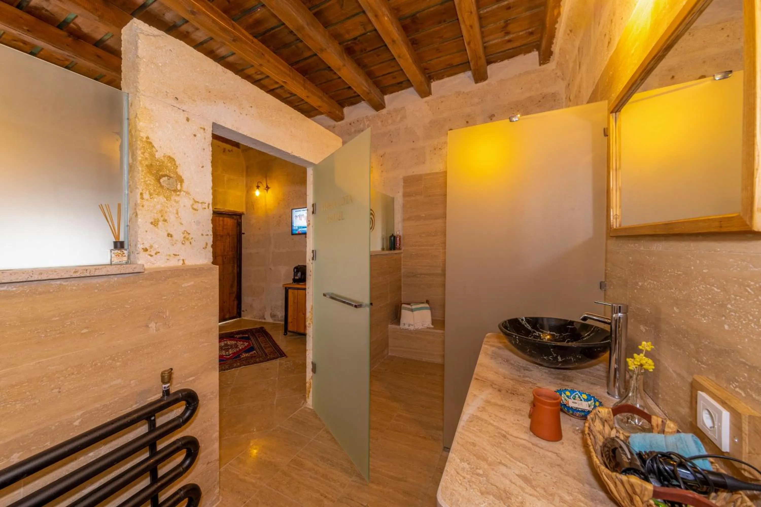 Toilet in terracota hotel