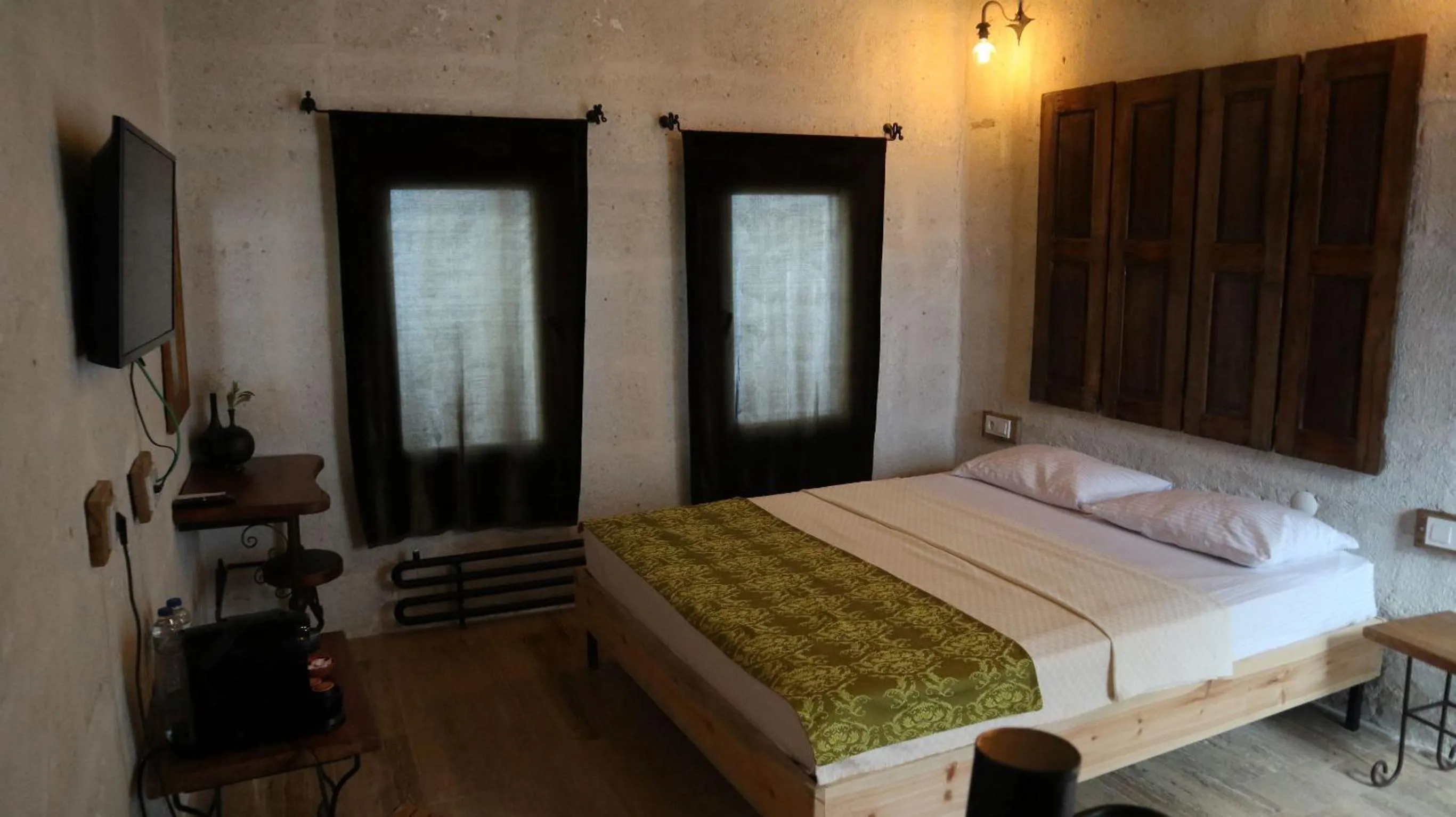 Bed in terracota hotel