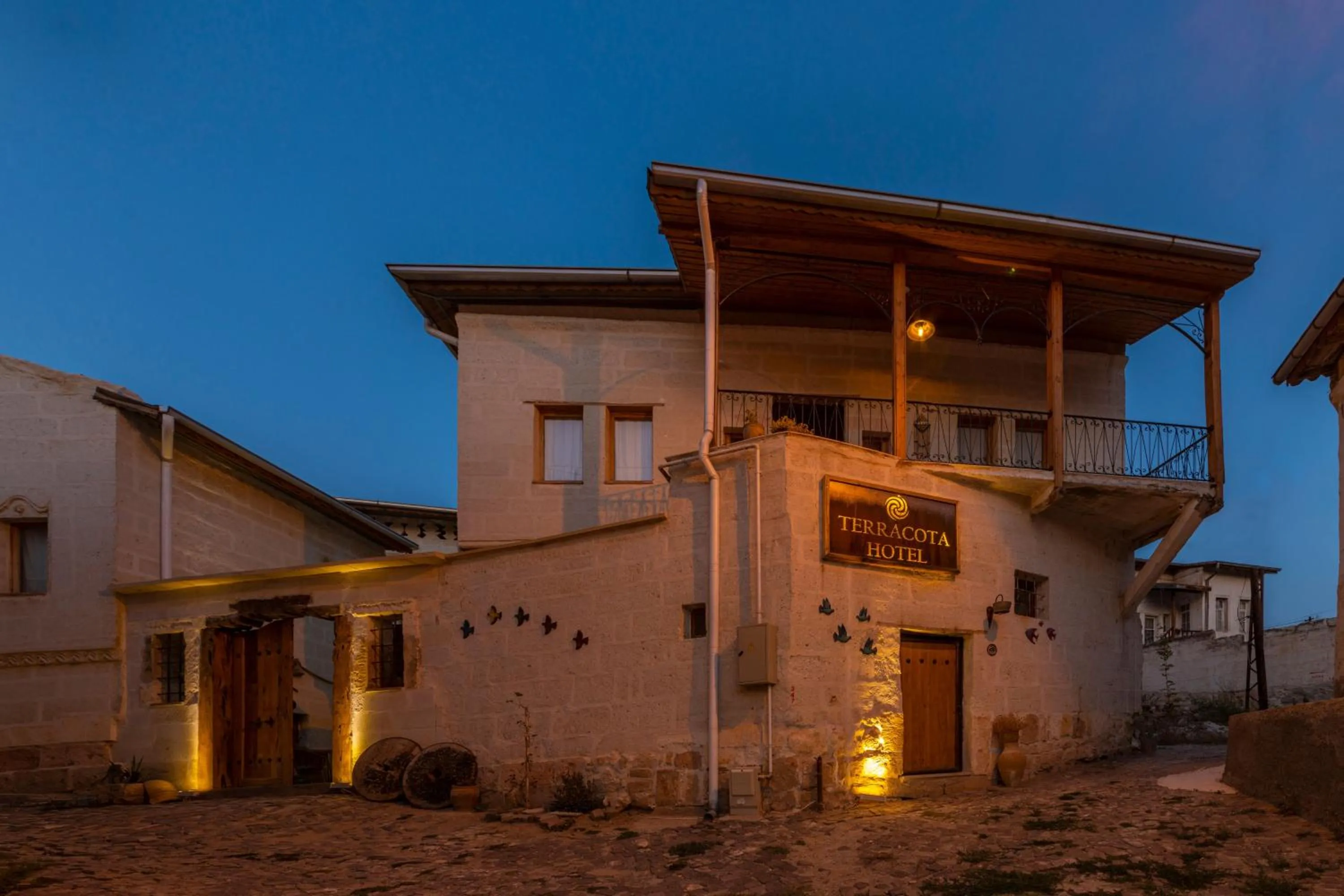 Property building in terracota hotel