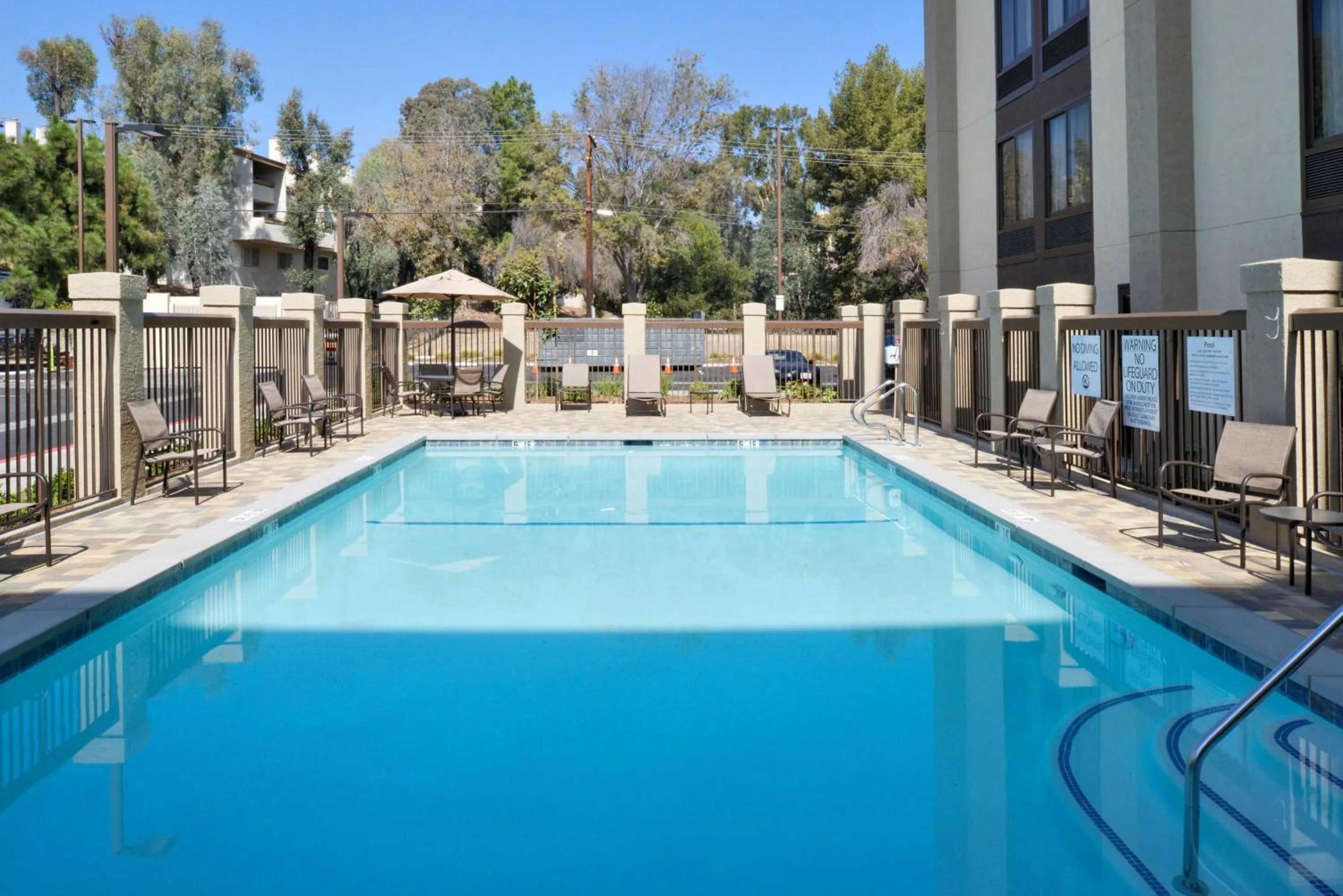 Pool view in Hampton Inn Los Angeles-West Covina