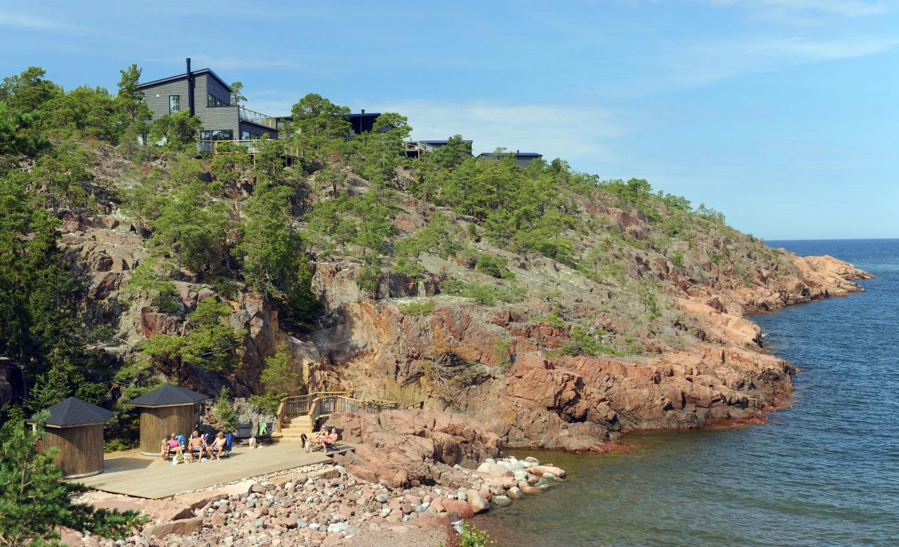 Facade/entrance in HavsVidden Resort