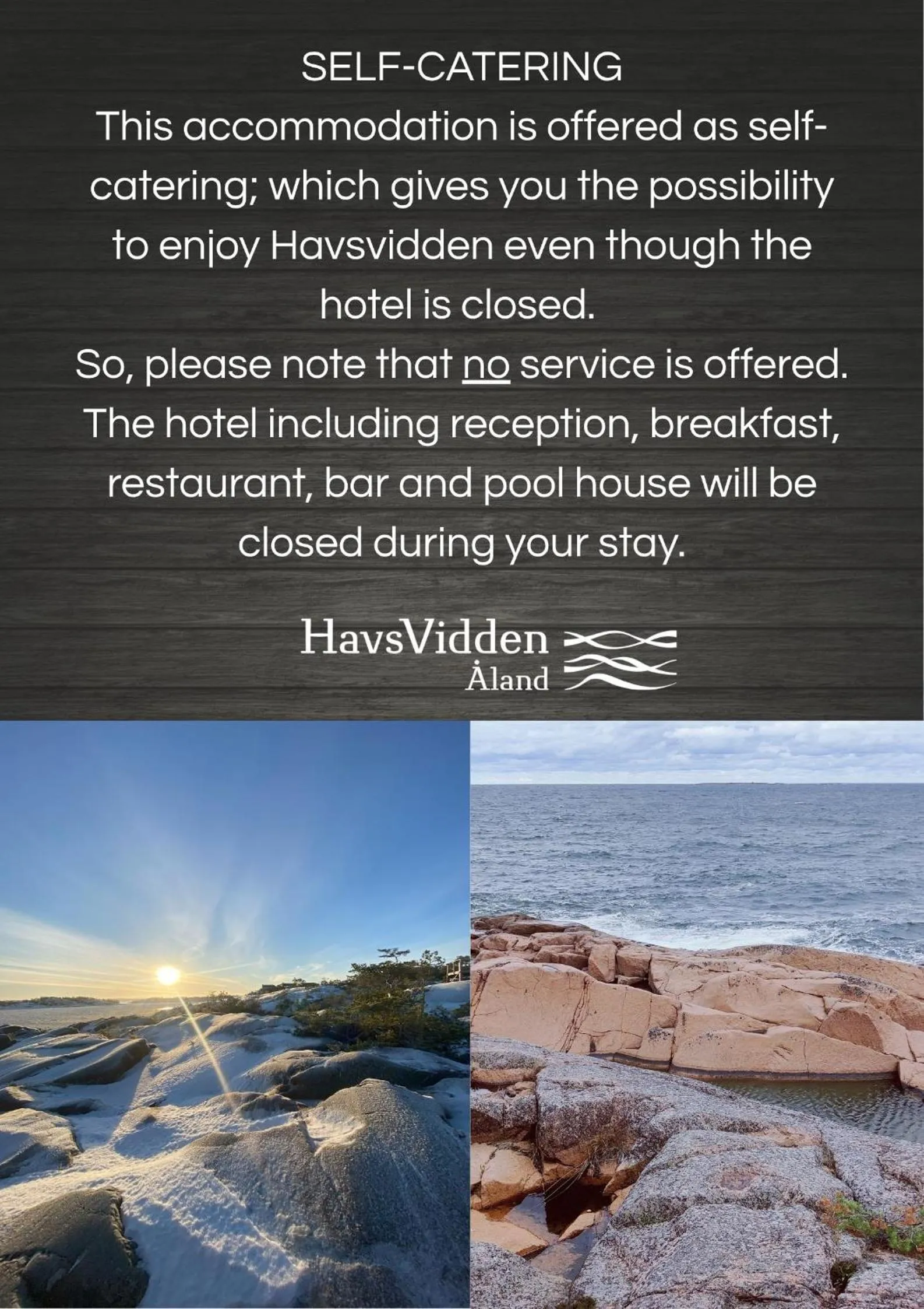 Property building in HavsVidden Resort