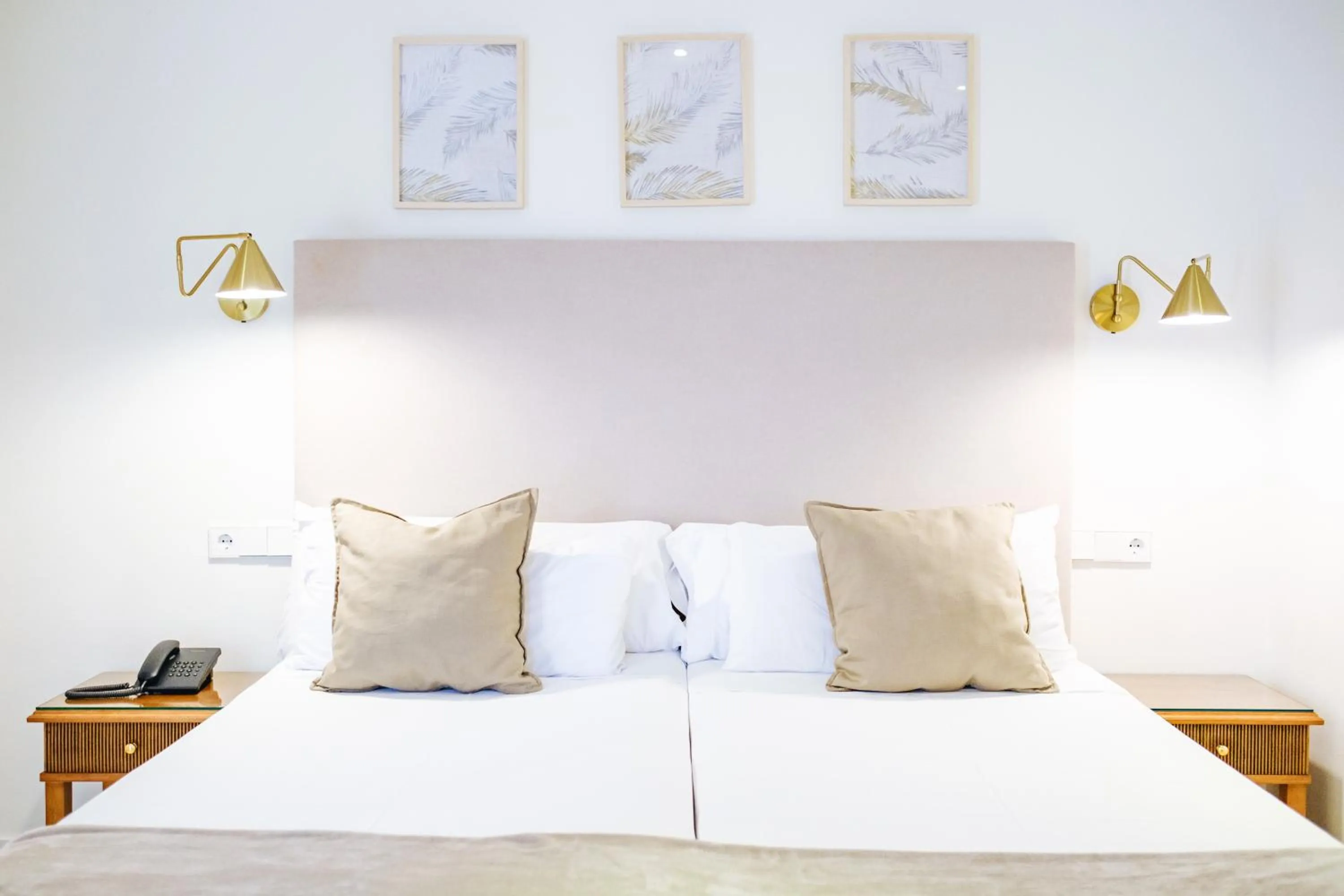 Bed in Hotel Ciutat Jardi