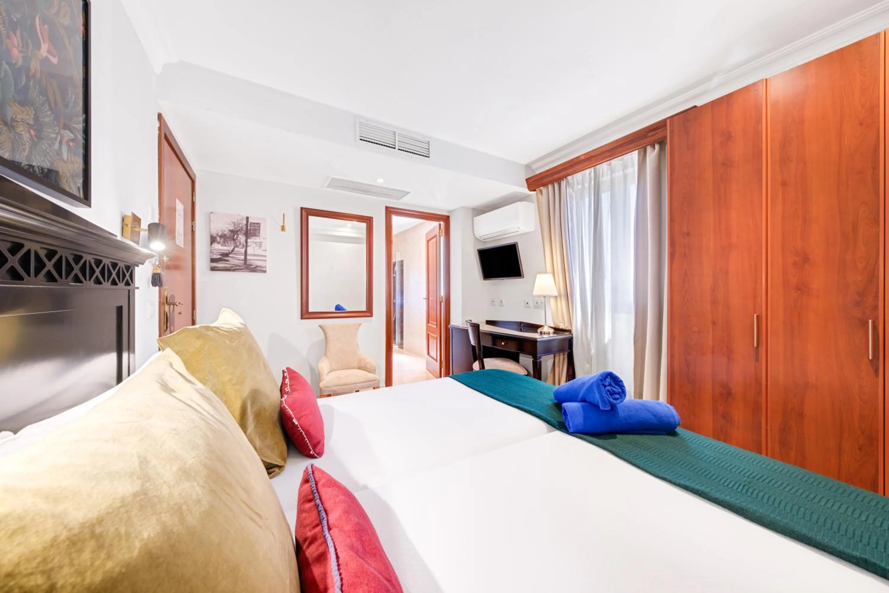 Bed in Hotel Ciutat Jardi