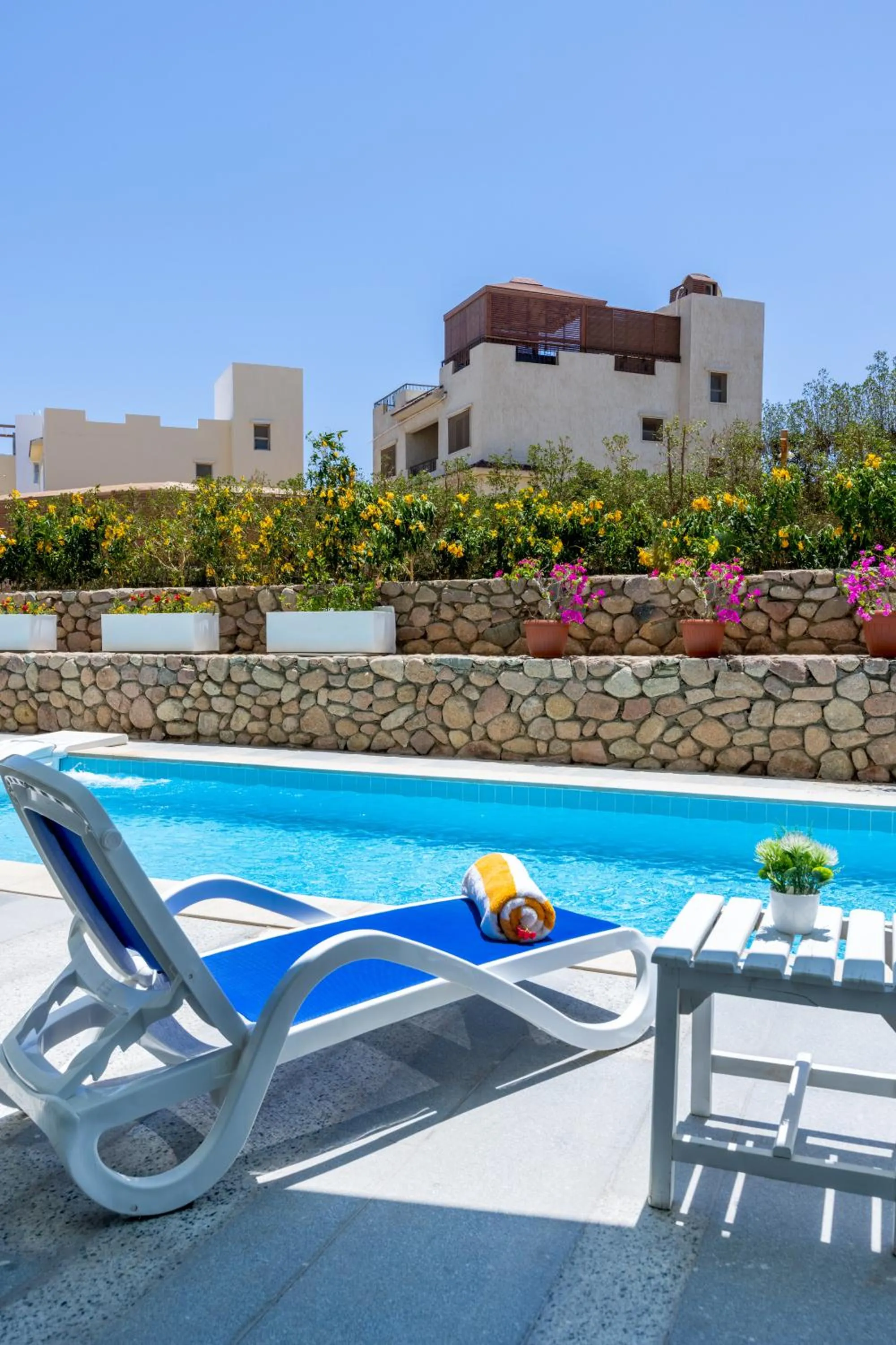 Pool view in Amwaj Oyoun Resort