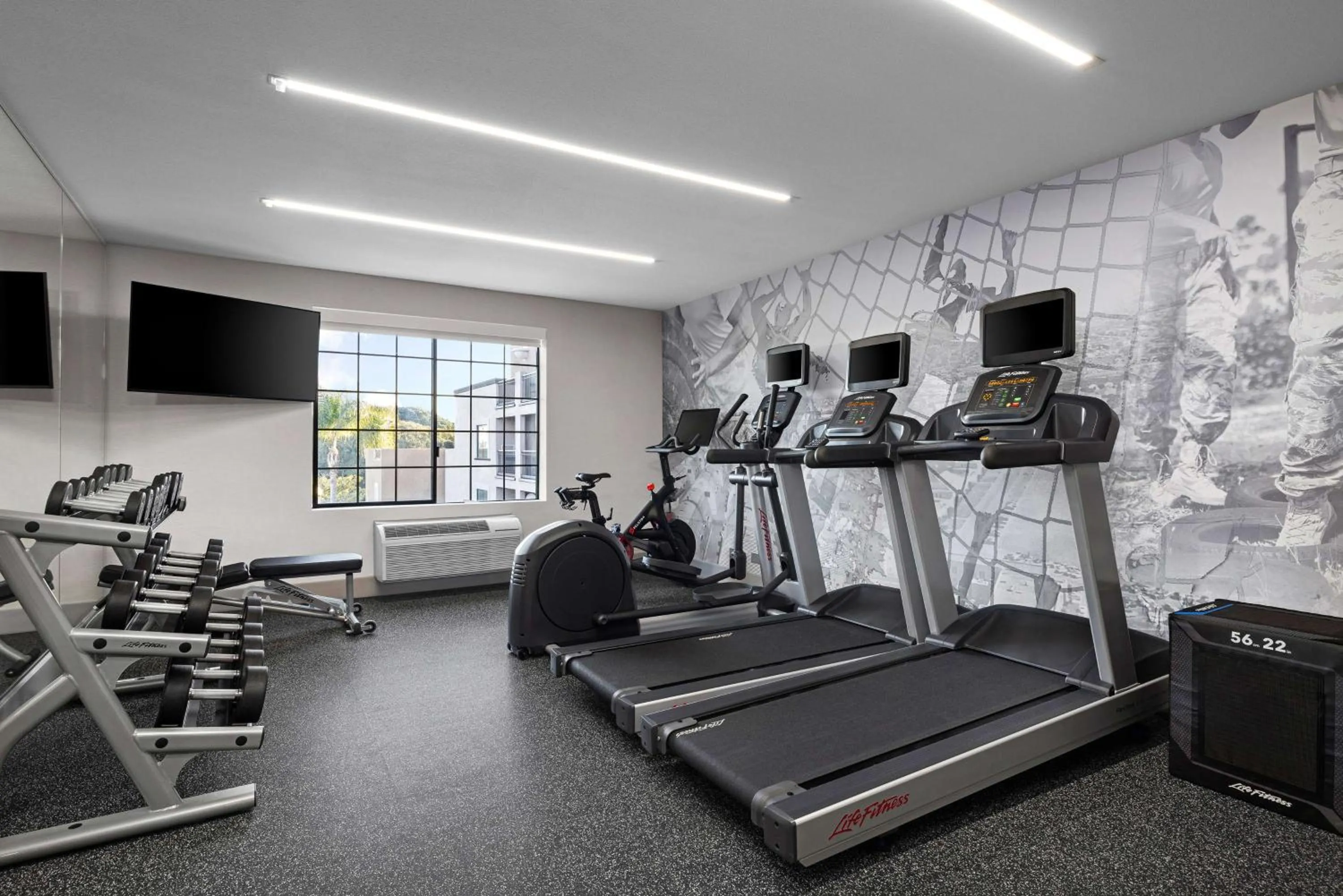 Fitness centre/facilities in Homewood Suites by Hilton San Diego Airport-Liberty Station