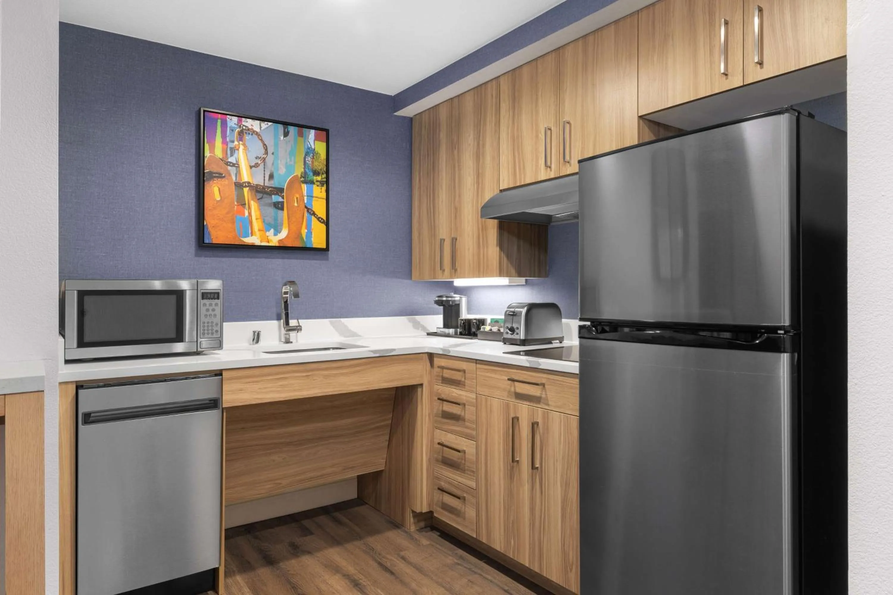 Kitchen or kitchenette in Homewood Suites by Hilton San Diego Airport-Liberty Station